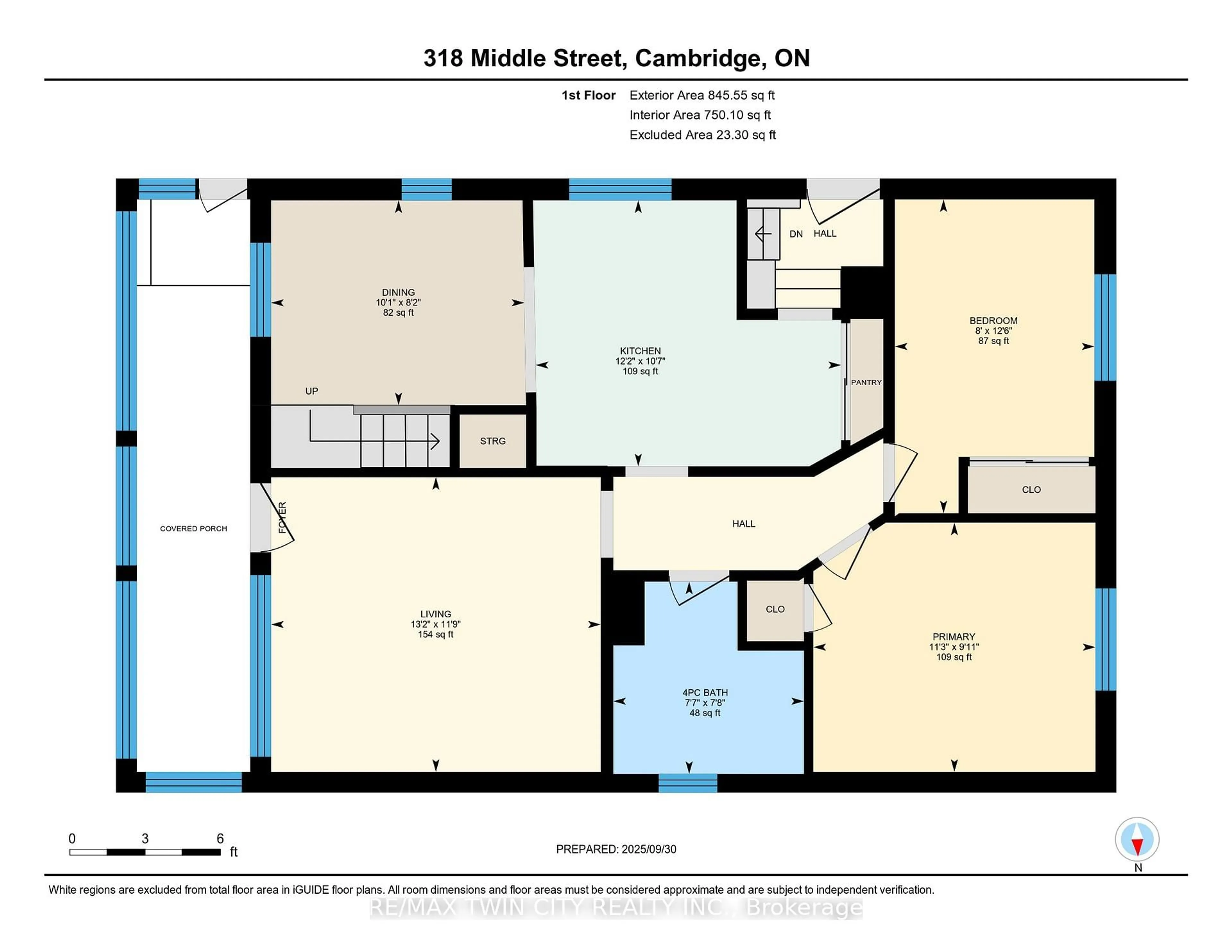 Floor plan for 318 Middle St, Cambridge Ontario N3H 3Z8