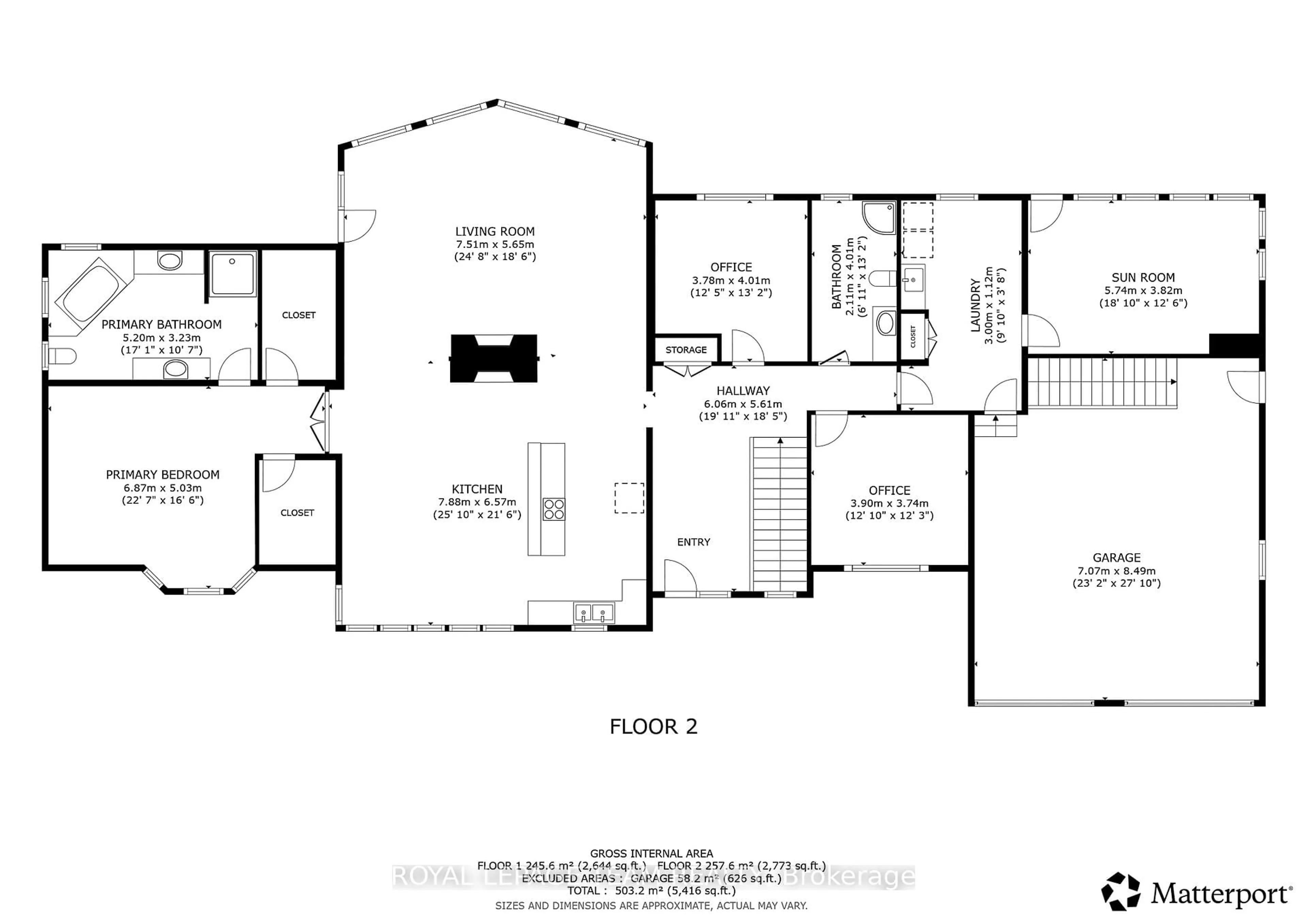 Floor plan for 1648 Ramsay Con 3A Rd, Almonte Ontario K0A 1A0