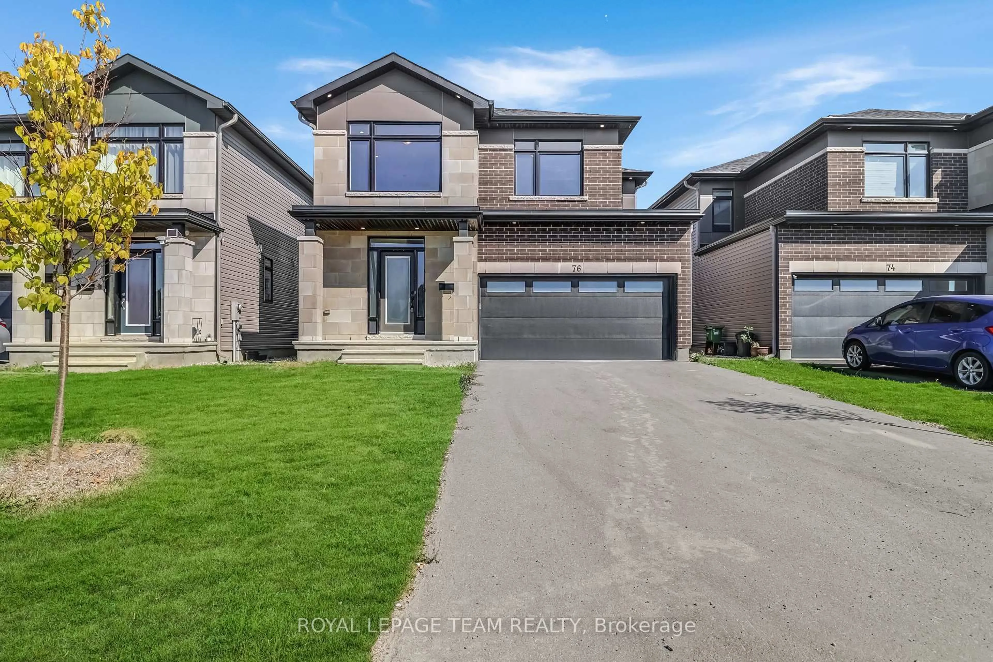 Home with brick exterior material, street for 76 Big Dipper St, Ottawa Ontario K4M 0L8