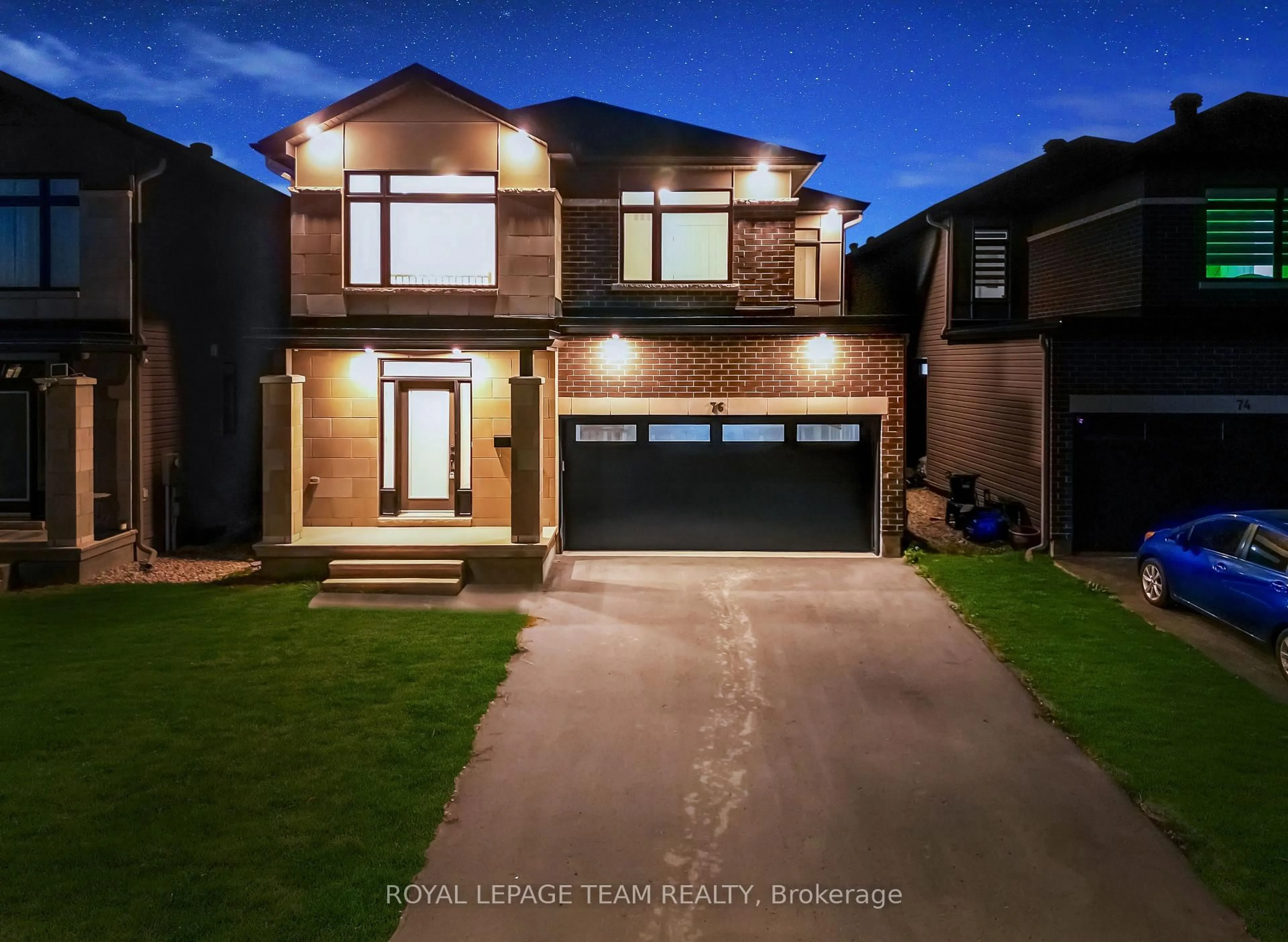 Home with brick exterior material, street for 76 Big Dipper St, Ottawa Ontario K4M 0L8