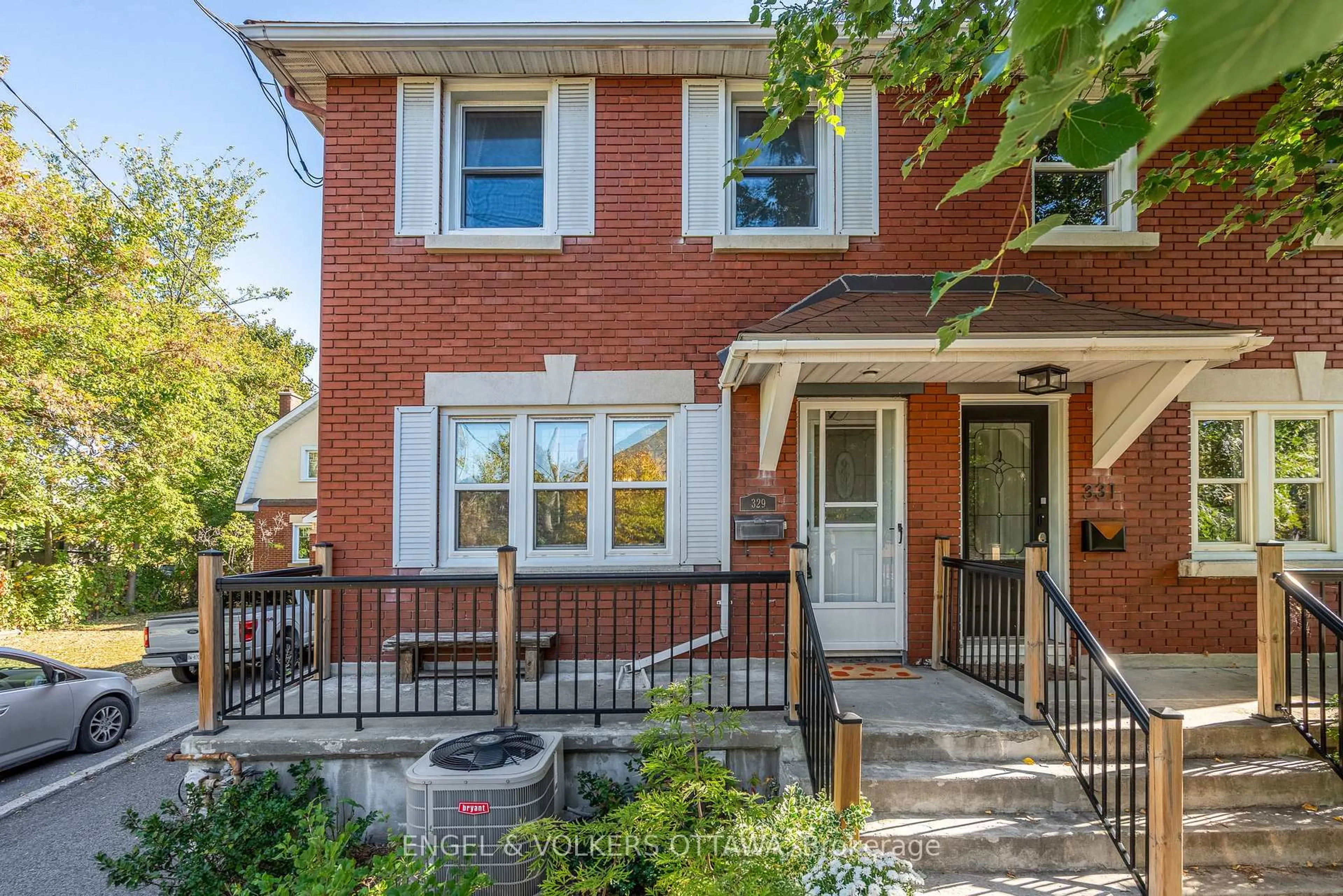 Home with brick exterior material, street for 329 Hamilton Ave, Ottawa Ontario K1Y 1C4