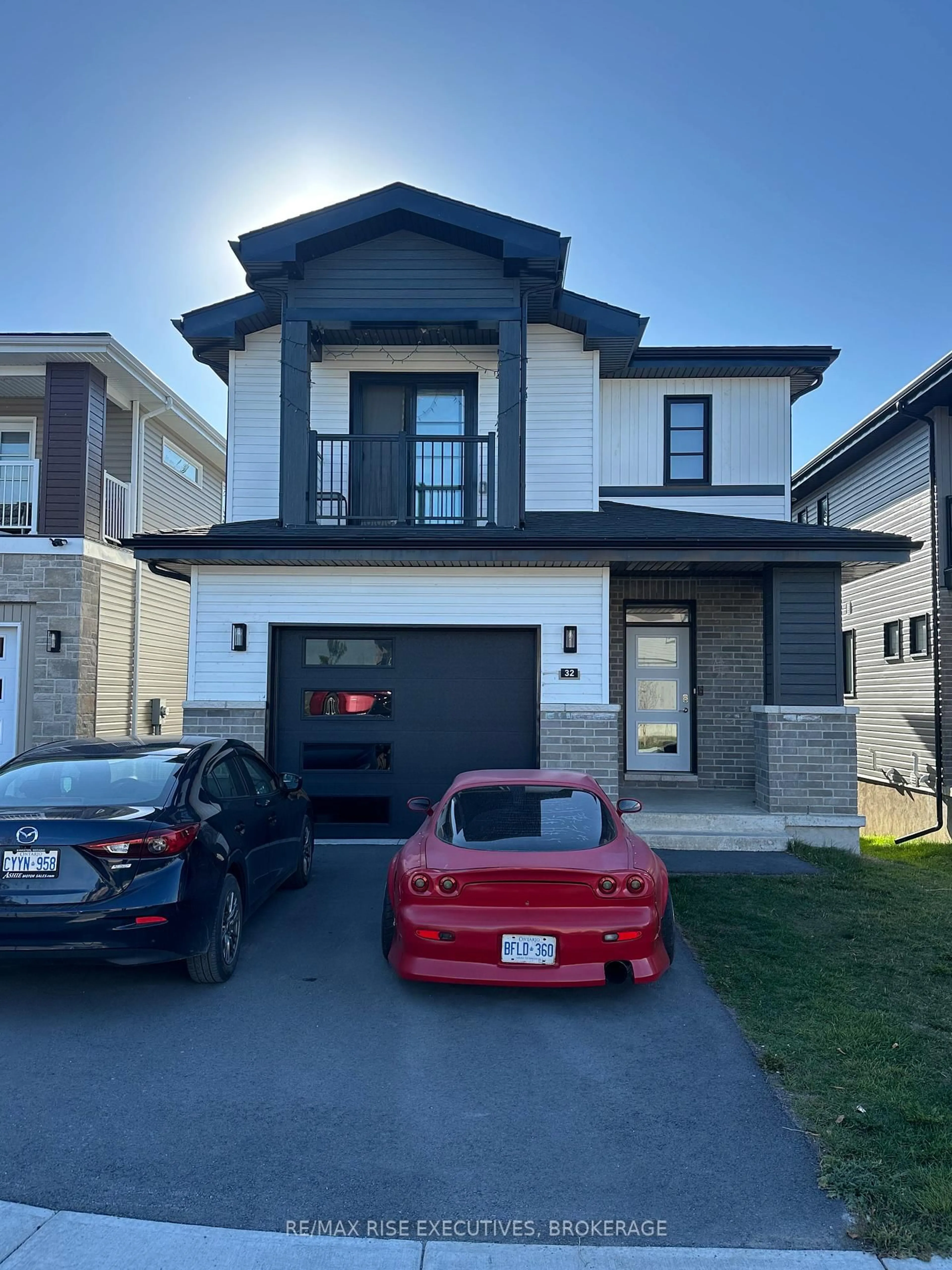 Home with brick exterior material, street for 32 Erie Crt, Loyalist Ontario K7N 0E3