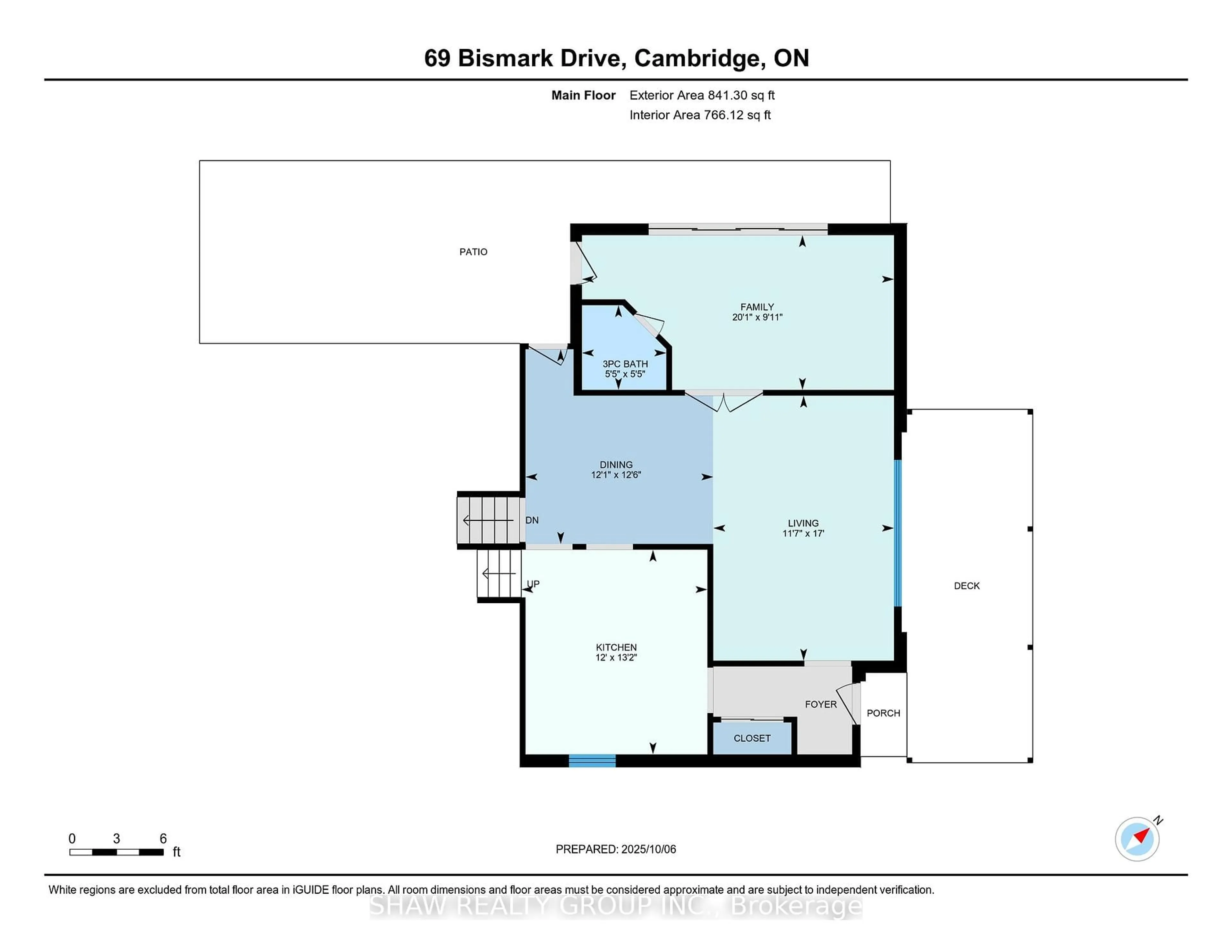 Floor plan for 69 Bismark Dr, Cambridge Ontario N1S 4E7