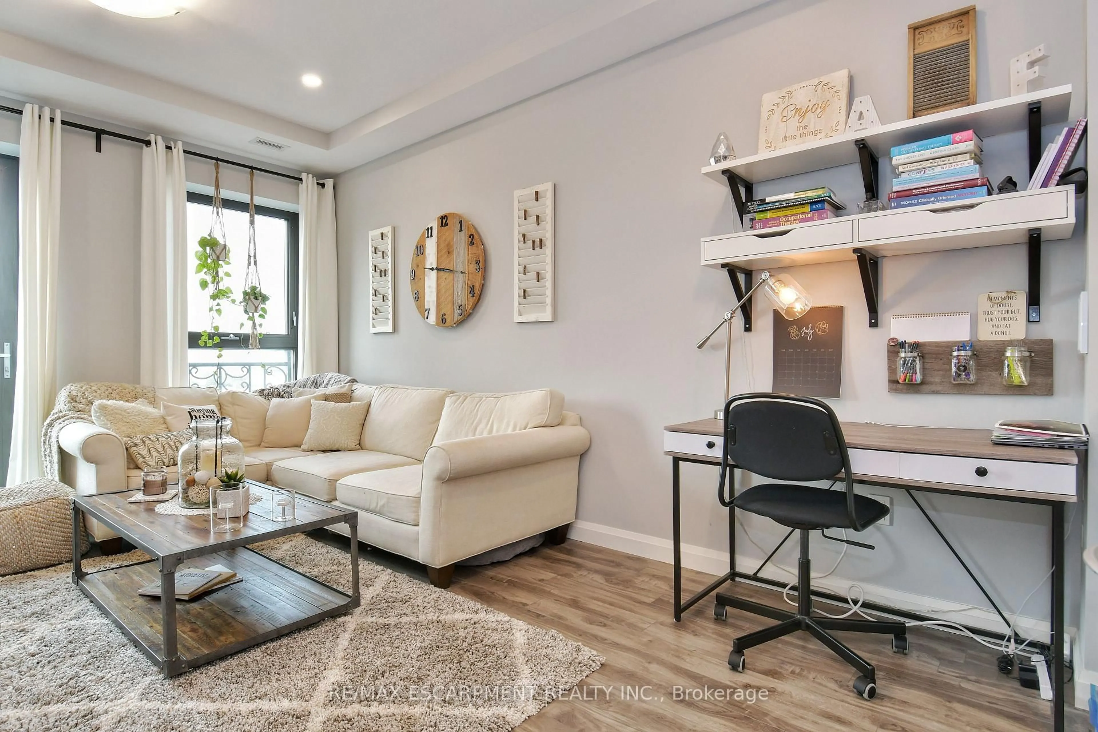 Living room with furniture, unknown for 112 King St #903, Hamilton Ontario L8N 1A8