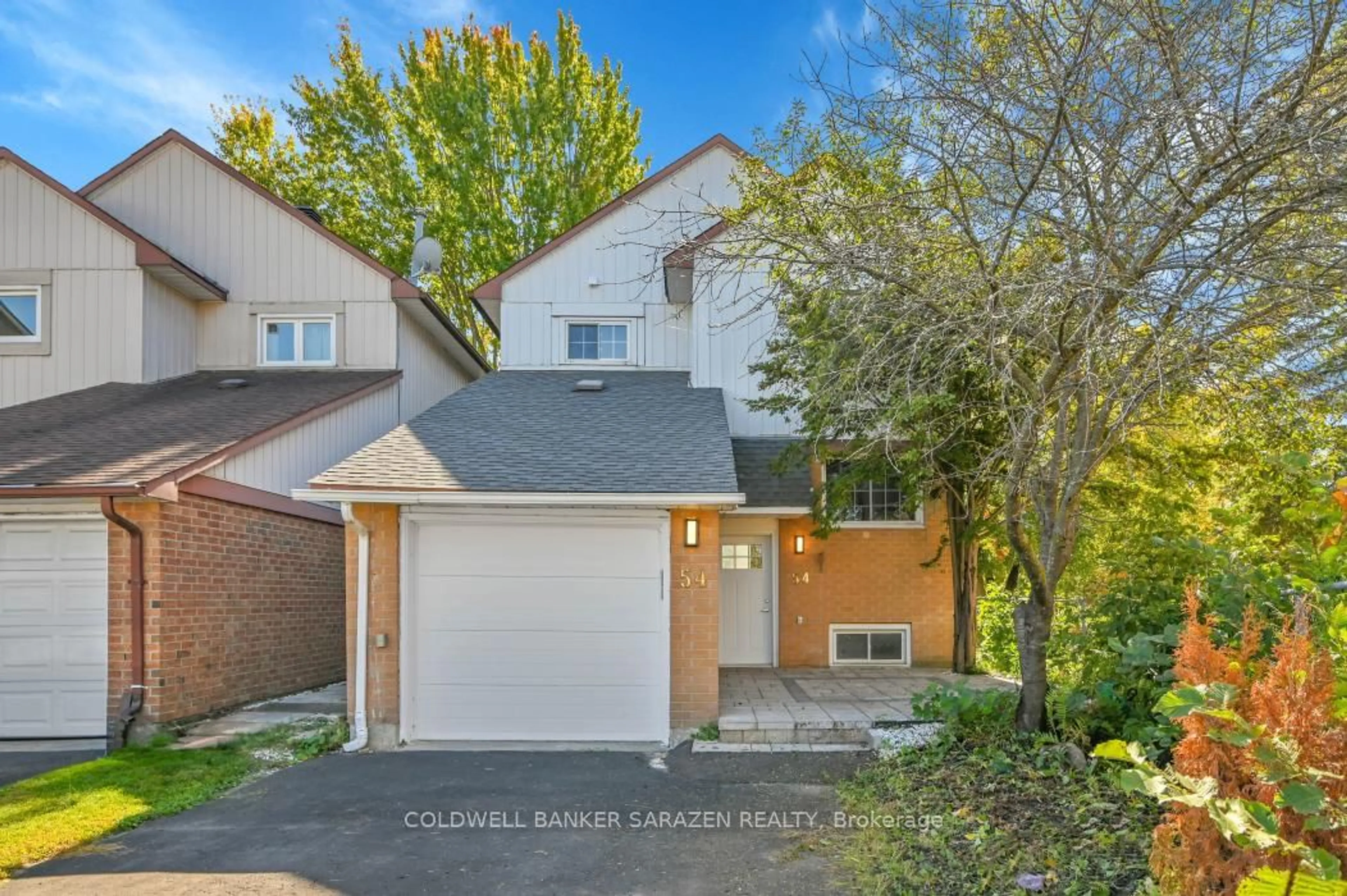 Home with brick exterior material, street for 54 Greenboro Cres, Ottawa Ontario K1T 1W6