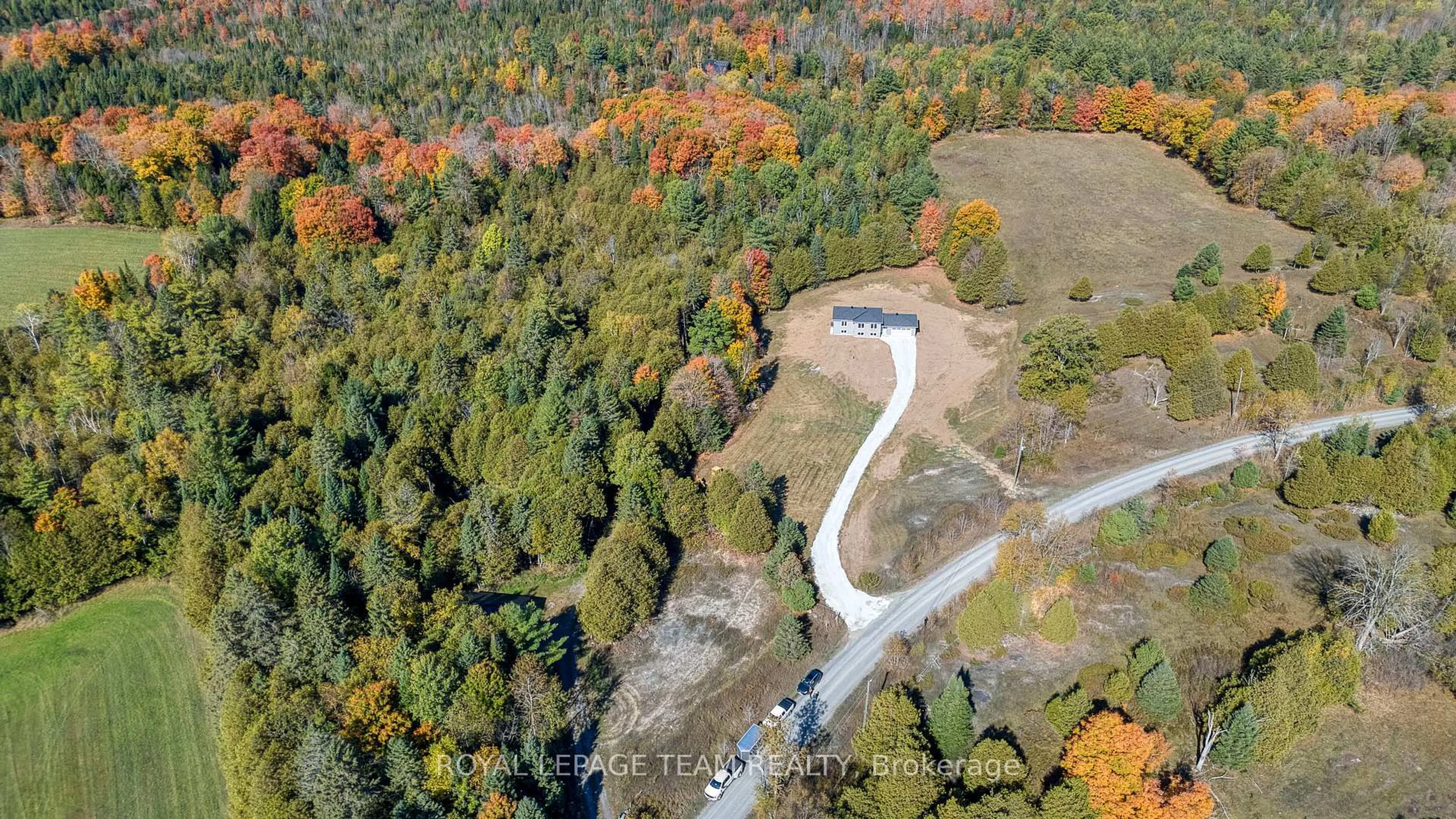A pic from outside/outdoor area/front of a property/back of a property/a pic from drone, forest/trees view for 231 Pretty Dr, Lanark Ontario K0G 1K0