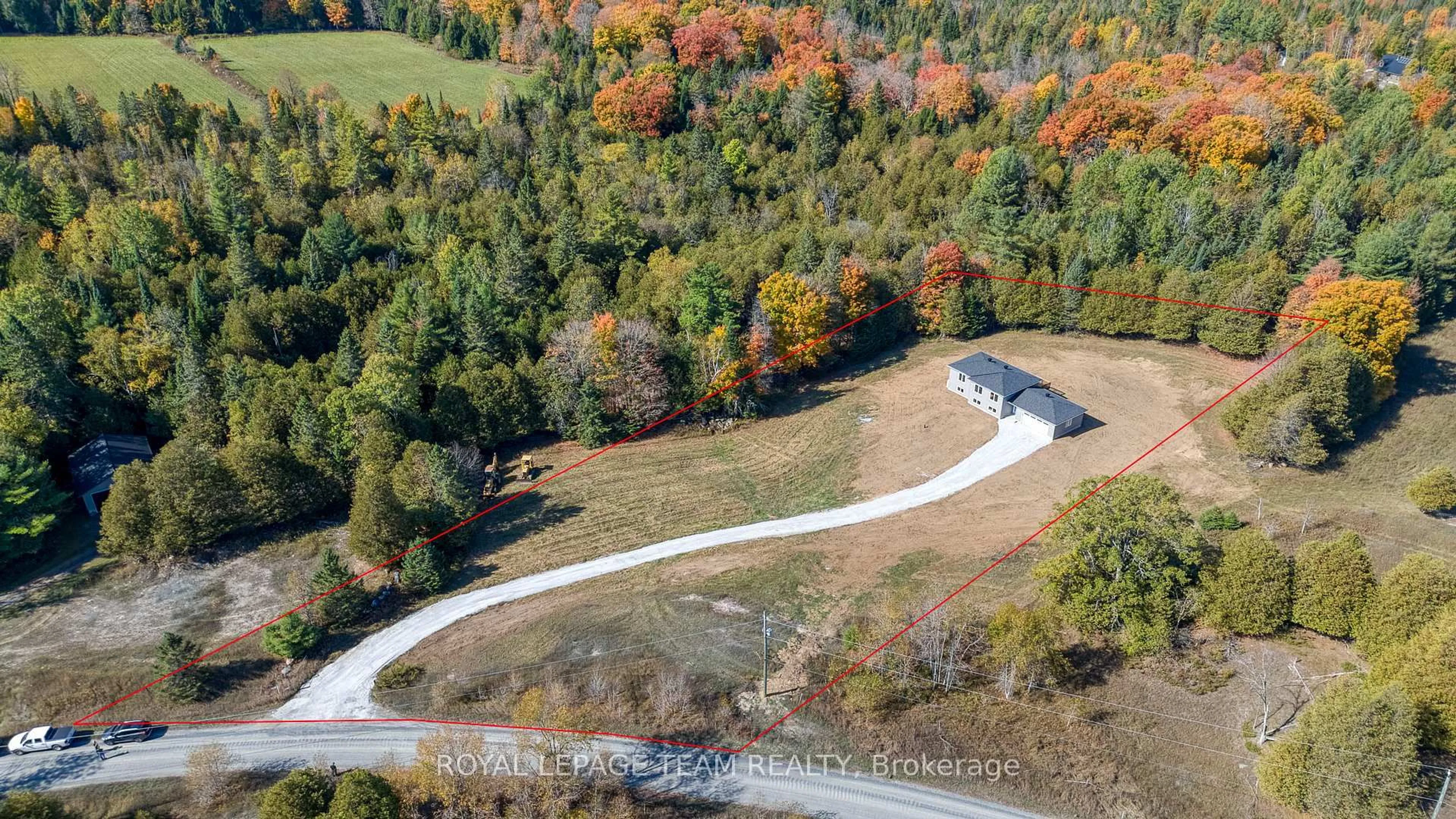 A pic from outside/outdoor area/front of a property/back of a property/a pic from drone, forest/trees view for 231 Pretty Dr, Lanark Ontario K0G 1K0