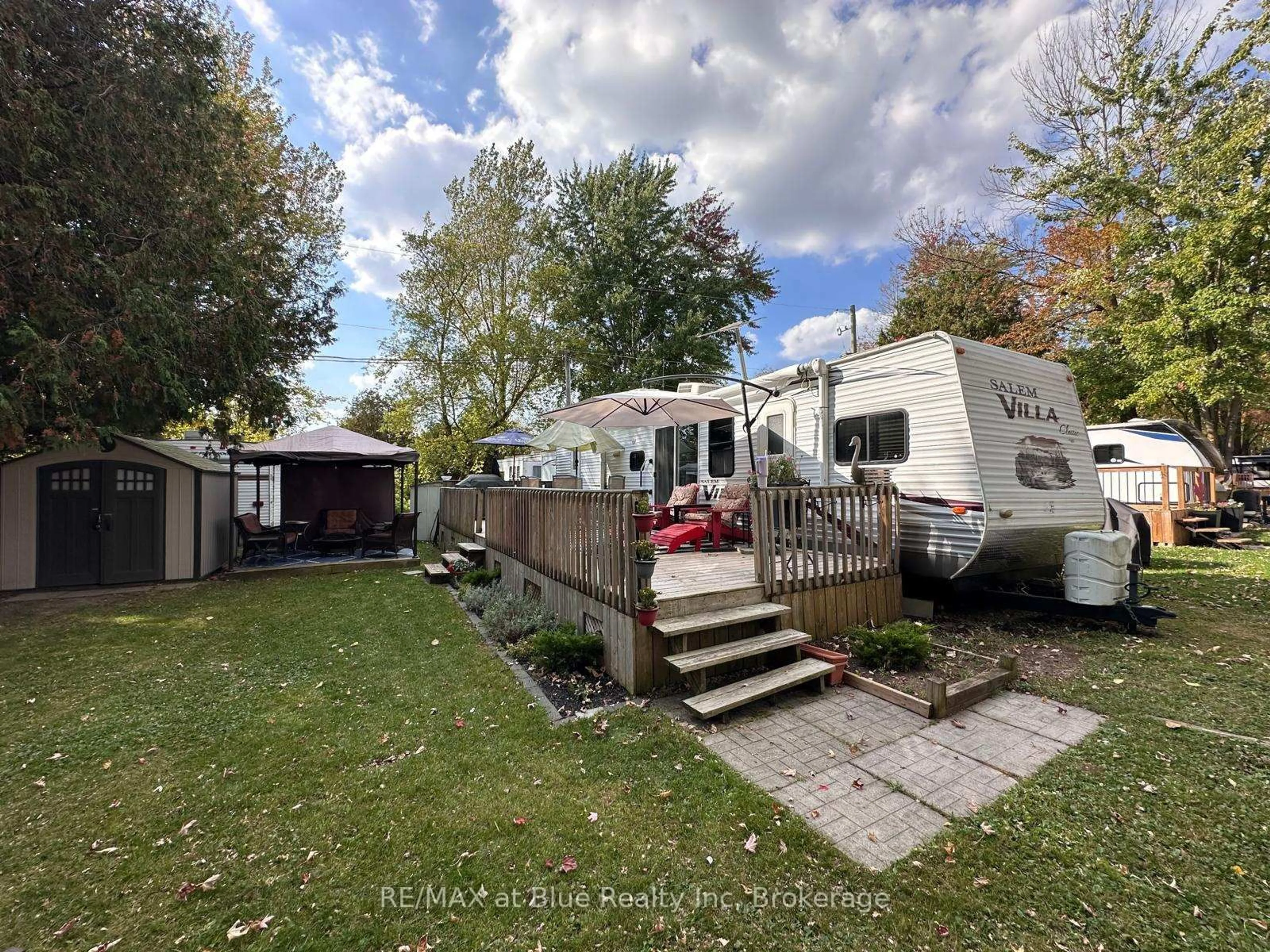 A pic from outside/outdoor area/front of a property/back of a property/a pic from drone, unknown for 7489 SIDEROAD 5 E #S 8, Wellington North Ontario N0G 2L0