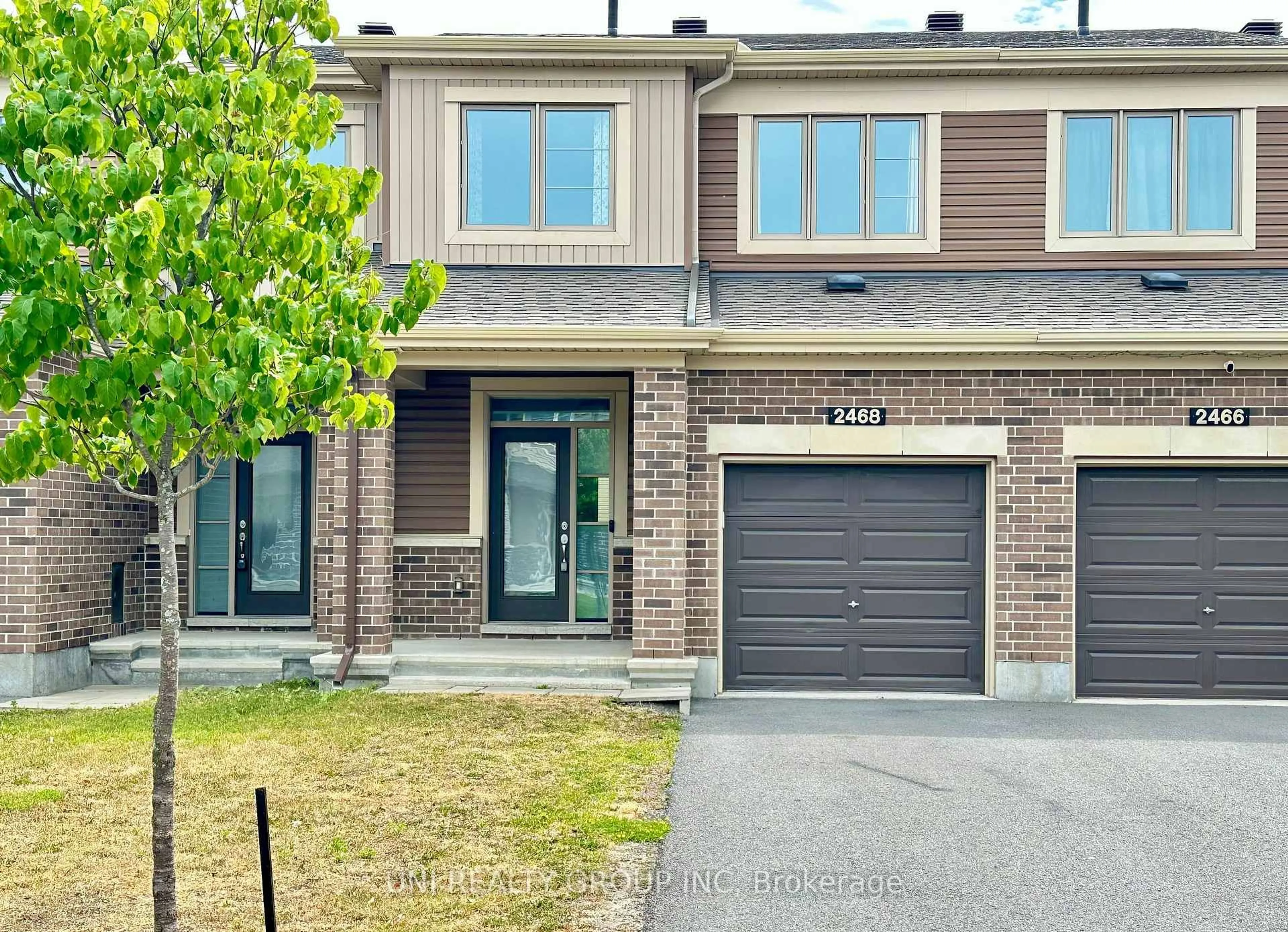 Home with brick exterior material, street for 2468 Waterlilly Way, Nepean Ontario K2J 6M3