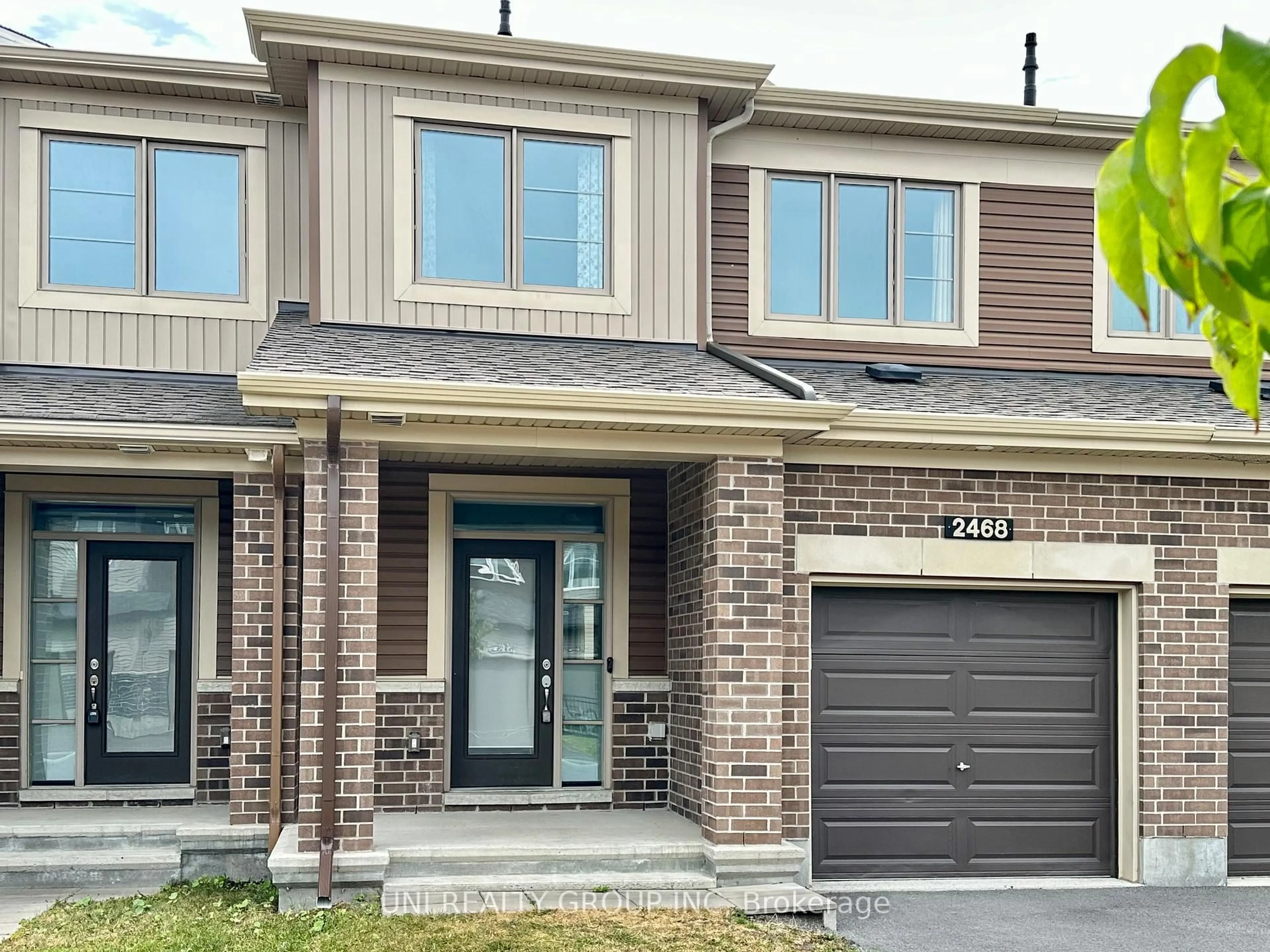 Home with brick exterior material, street for 2468 Waterlilly Way, Nepean Ontario K2J 6M3