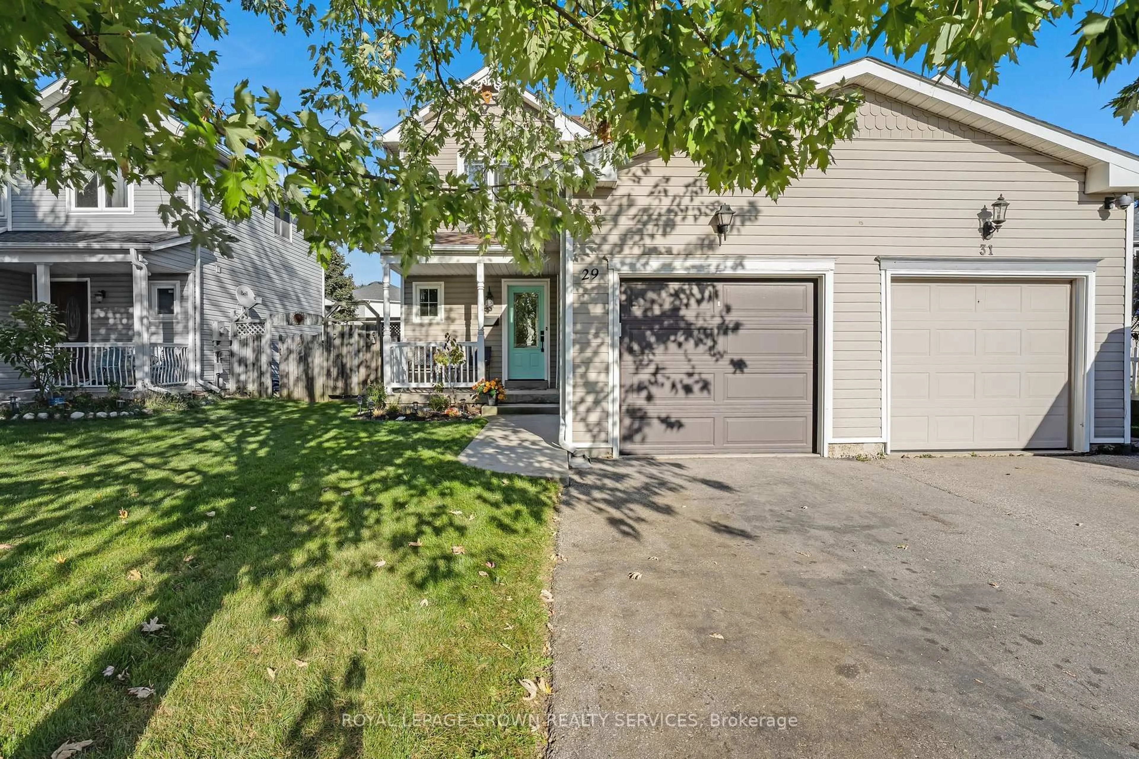 Home with vinyl exterior material, street for 29 Schroeder Dr, Cambridge Ontario N1P 1B7