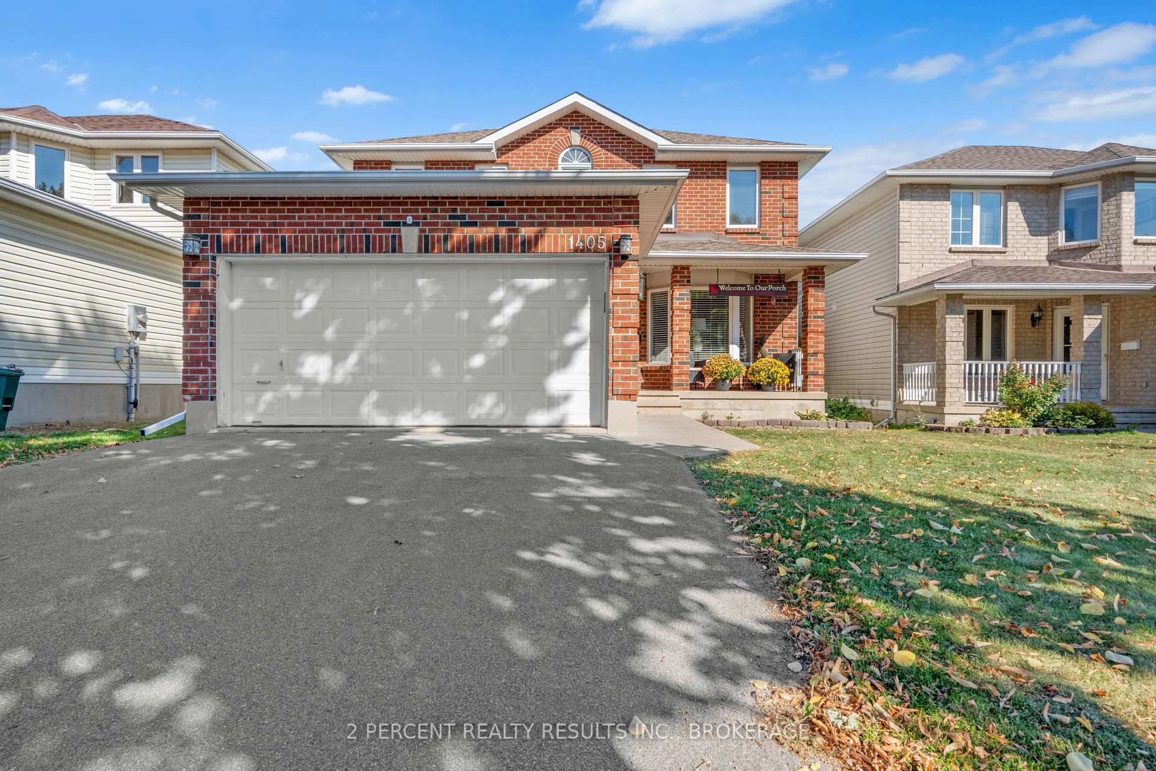 Home with brick exterior material, street for 1405 Fisher Cres, Kingston Ontario K7M 8T1