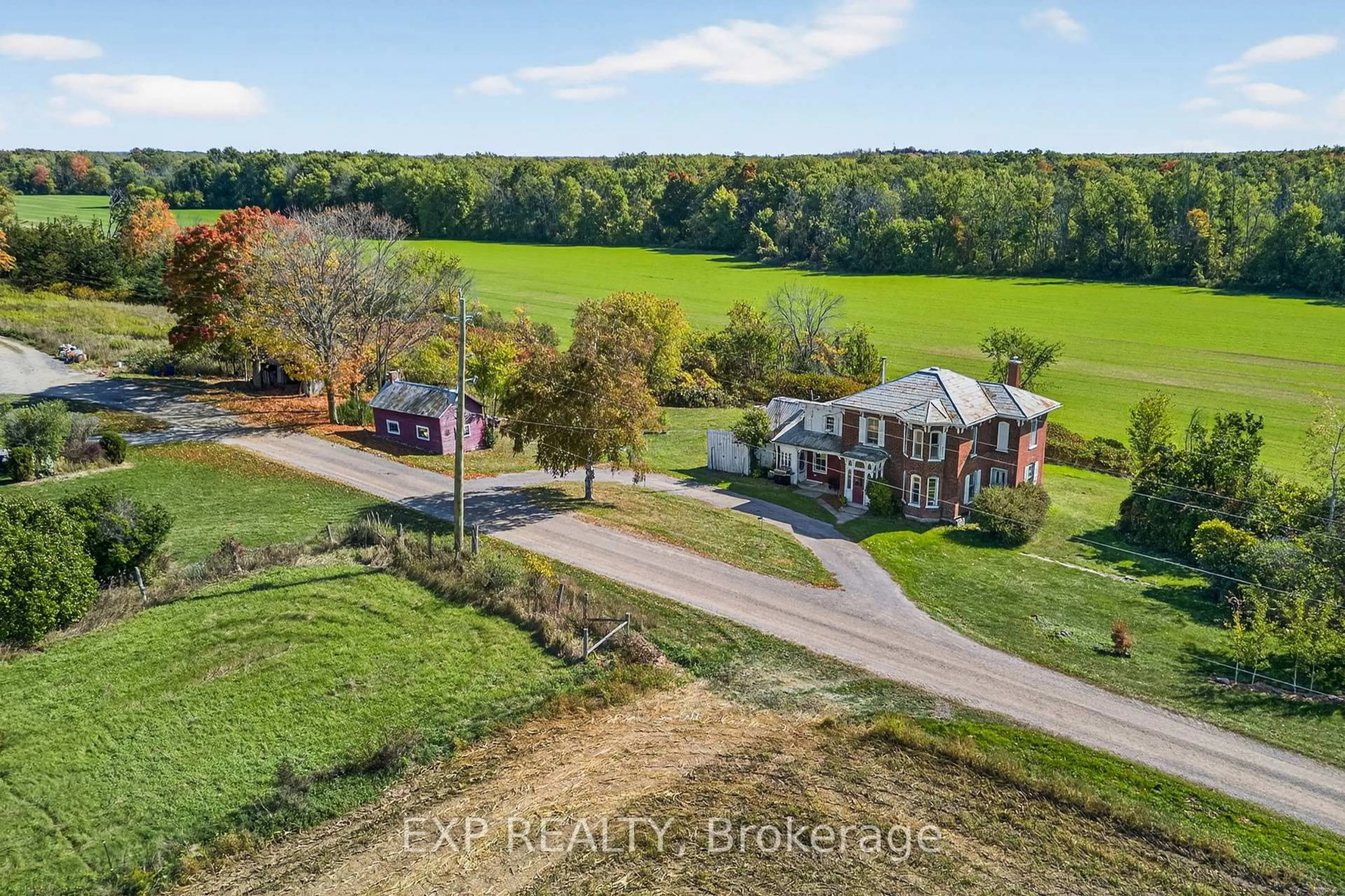 A pic from outside/outdoor area/front of a property/back of a property/a pic from drone, unknown for 148 Spencer Rd, Prince Edward County Ontario K8N 4Z1