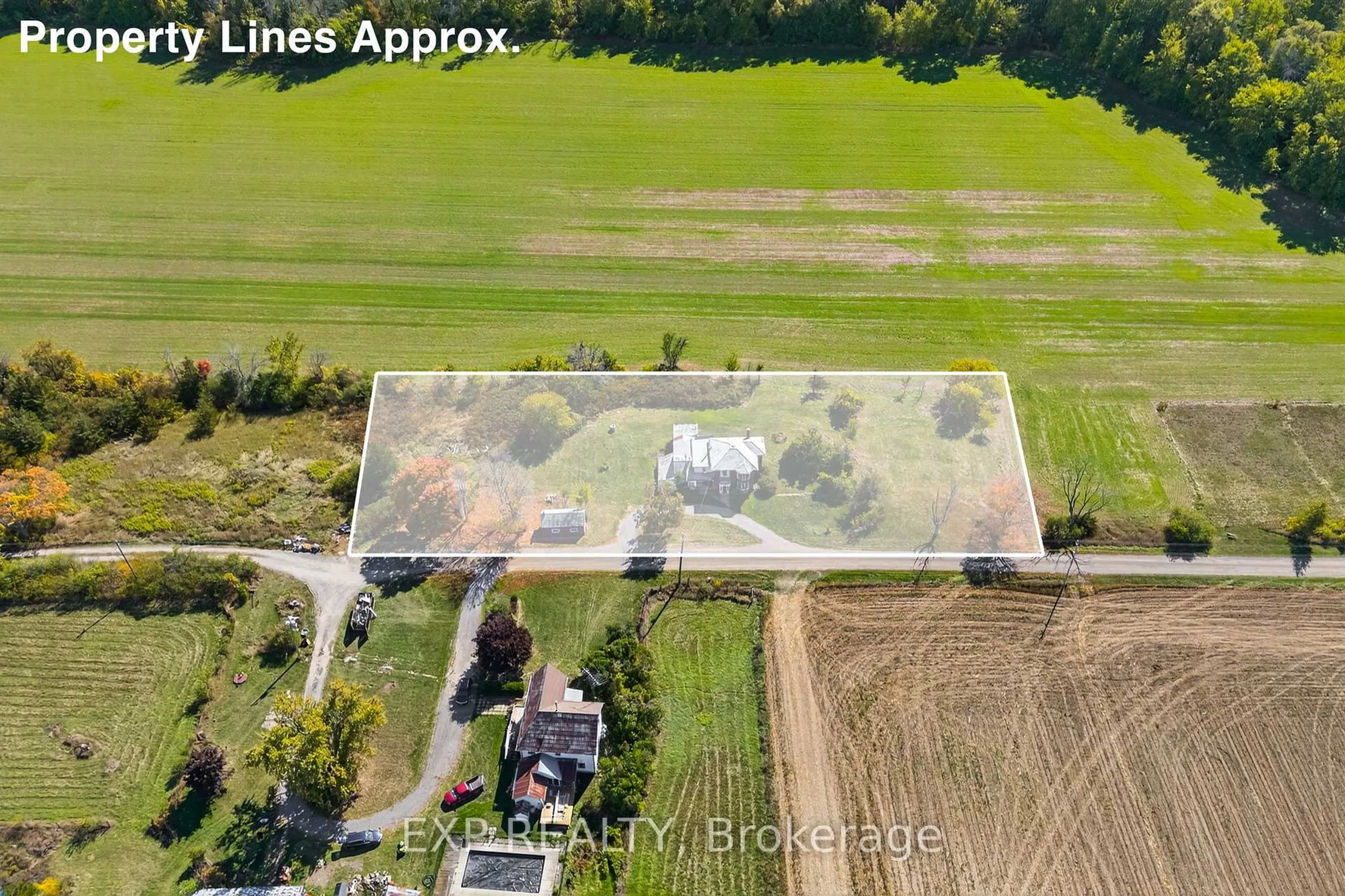 A pic from outside/outdoor area/front of a property/back of a property/a pic from drone, unknown for 148 Spencer Rd, Prince Edward County Ontario K8N 4Z1