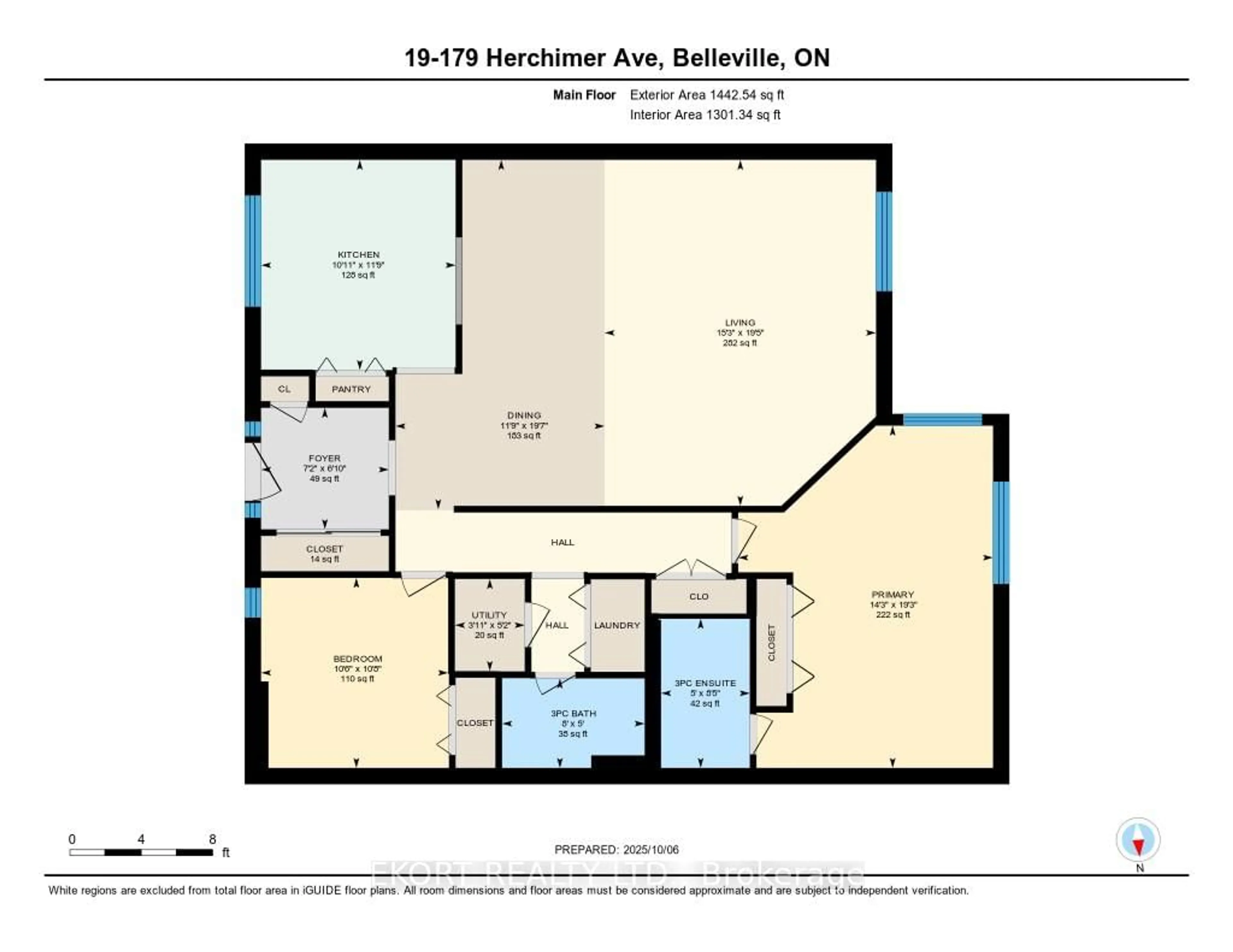 Floor plan for 179 Herchimer Ave #19, Belleville Ontario K8N 4G7