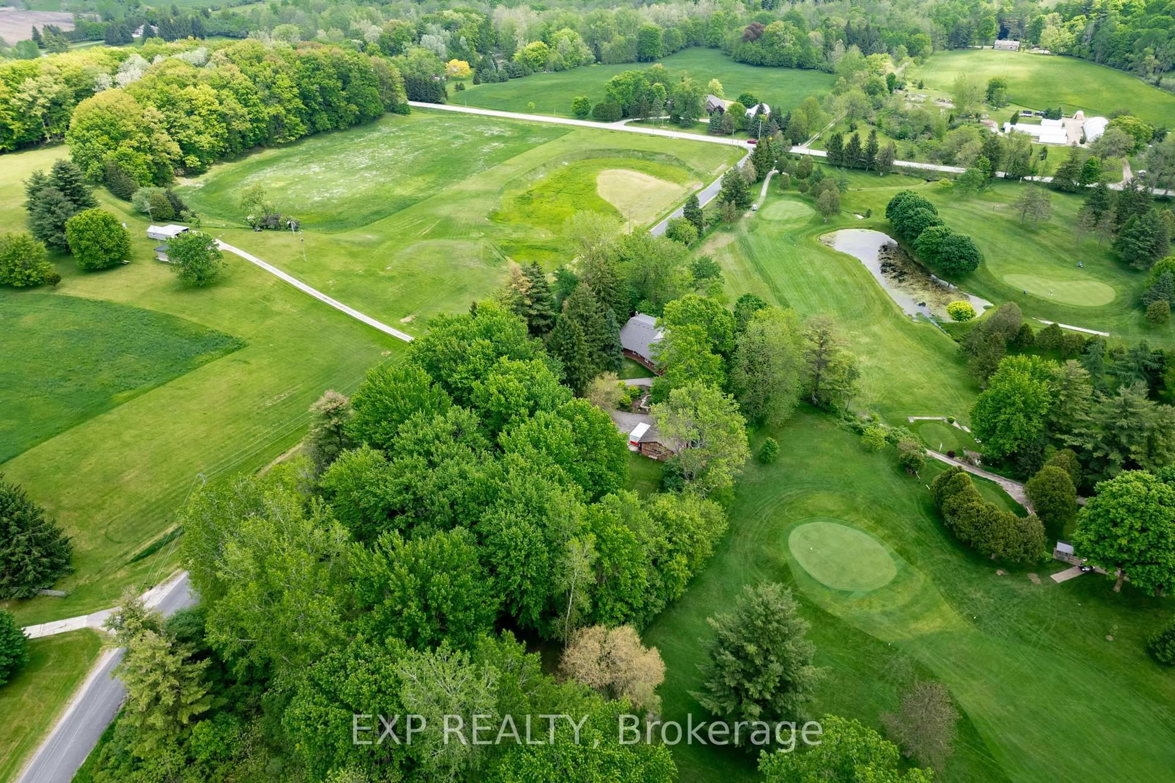 A pic from outside/outdoor area/front of a property/back of a property/a pic from drone, water/lake/river/ocean view for 200 Harris Rd, Middlesex Centre Ontario N0L 1E0