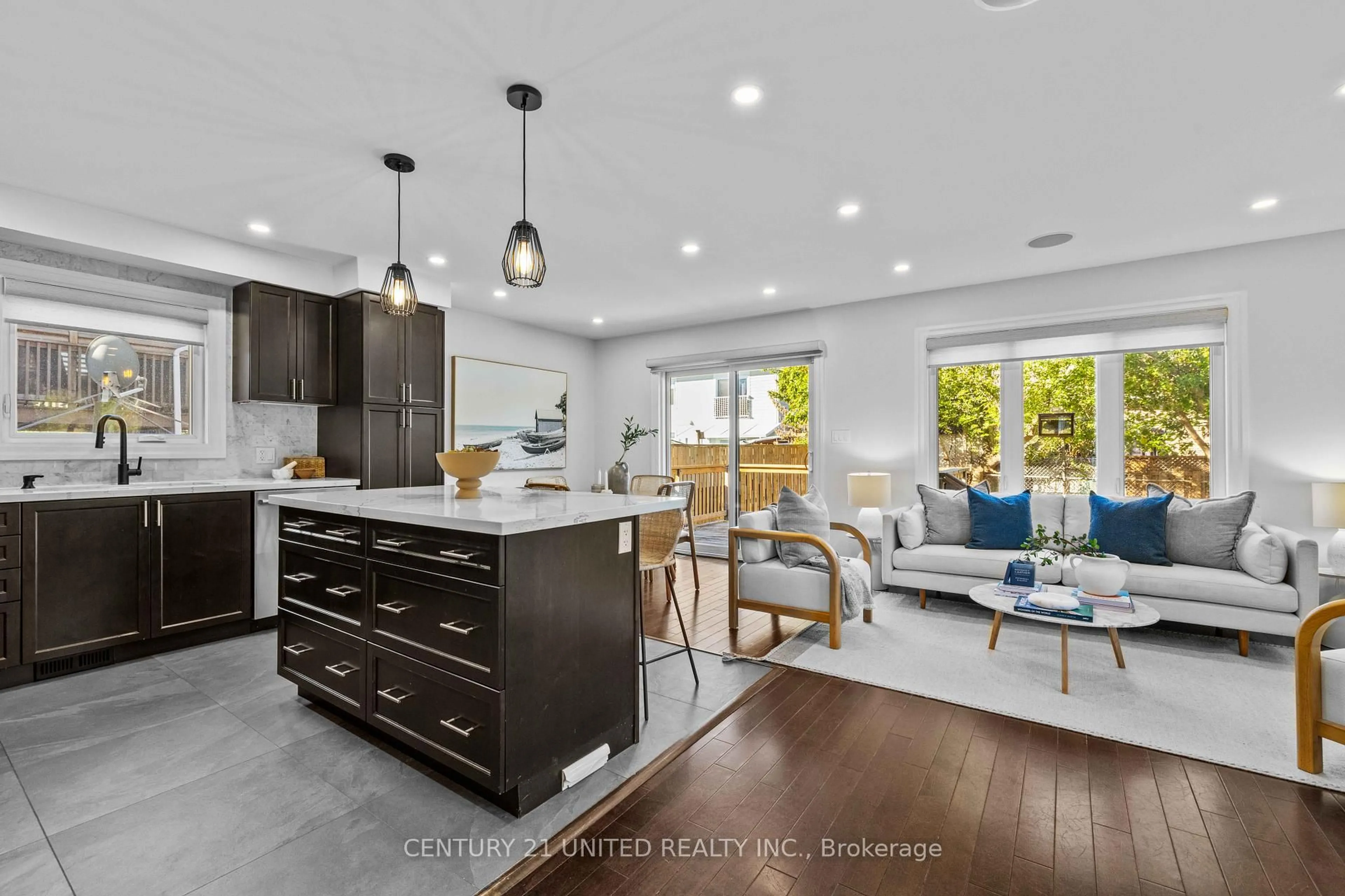 Open concept kitchen, unknown for 739 Young St, Peterborough Ontario K9J 3A5