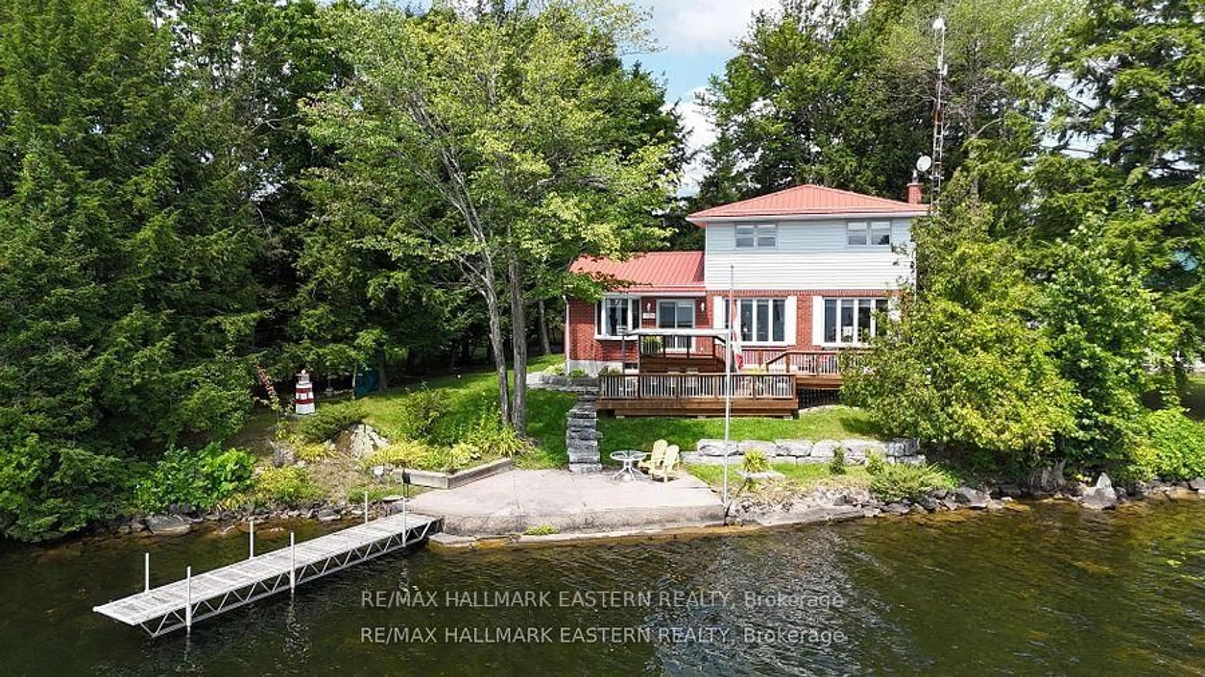 A pic from outside/outdoor area/front of a property/back of a property/a pic from drone, water/lake/river/ocean view for 39 Fire Route 50, Havelock-Belmont-Methuen Ontario K0L 1Z0