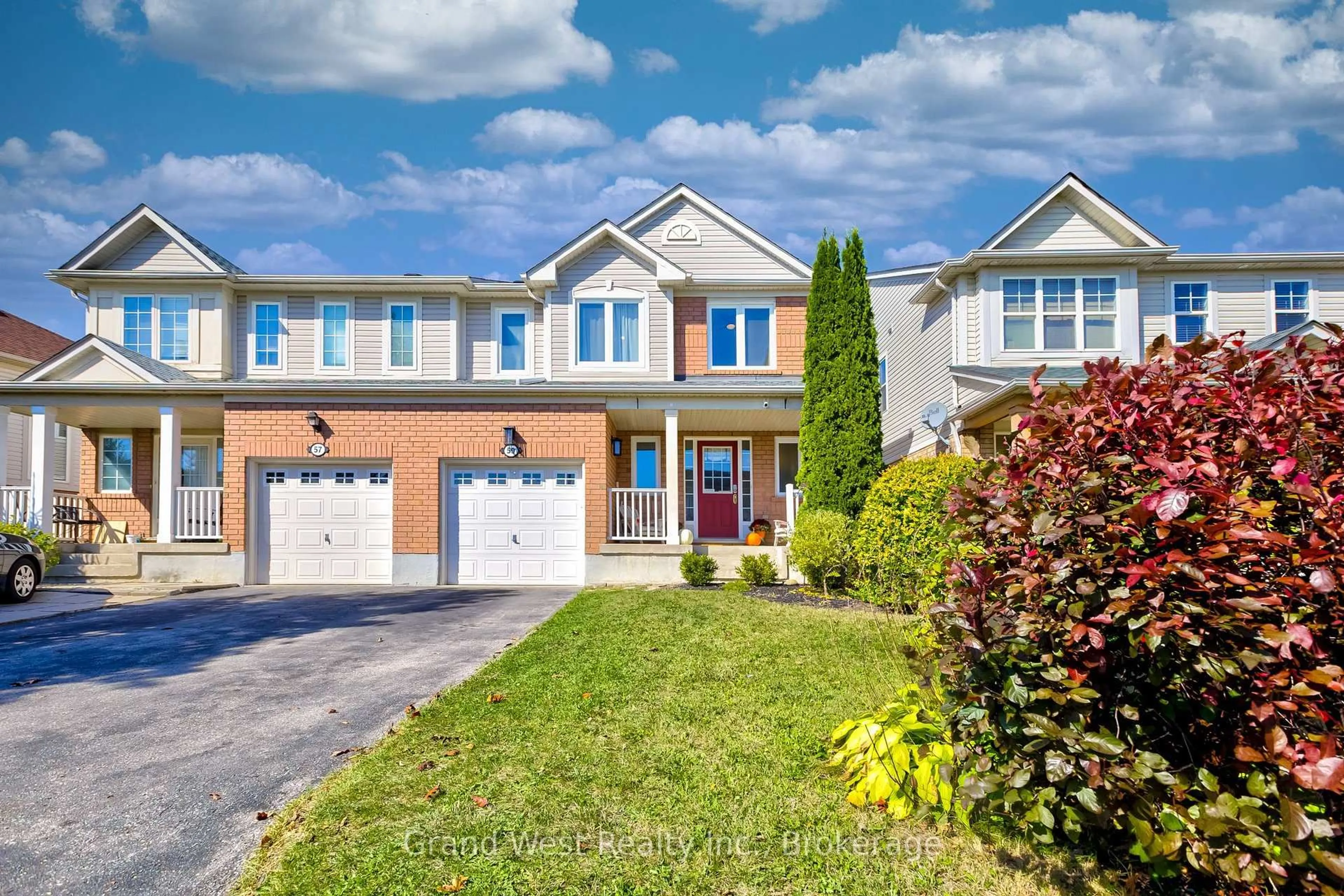 Home with brick exterior material, street for 59 Garth Massey Dr, Cambridge Ontario N1T 2G8