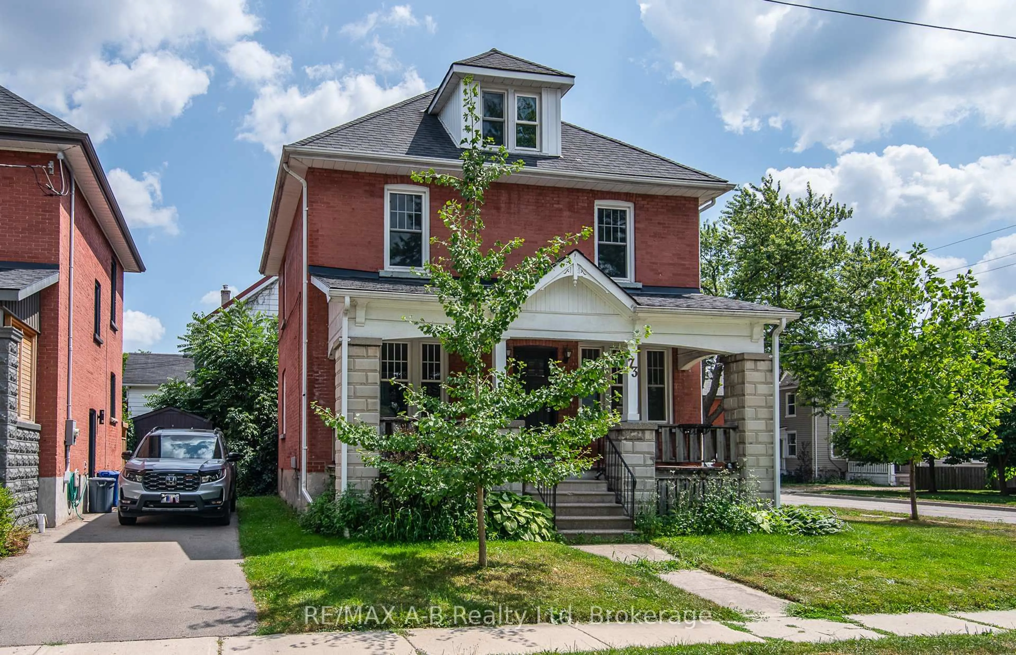 Home with brick exterior material, street for 73 Stratford St, Stratford Ontario N5A 2H7