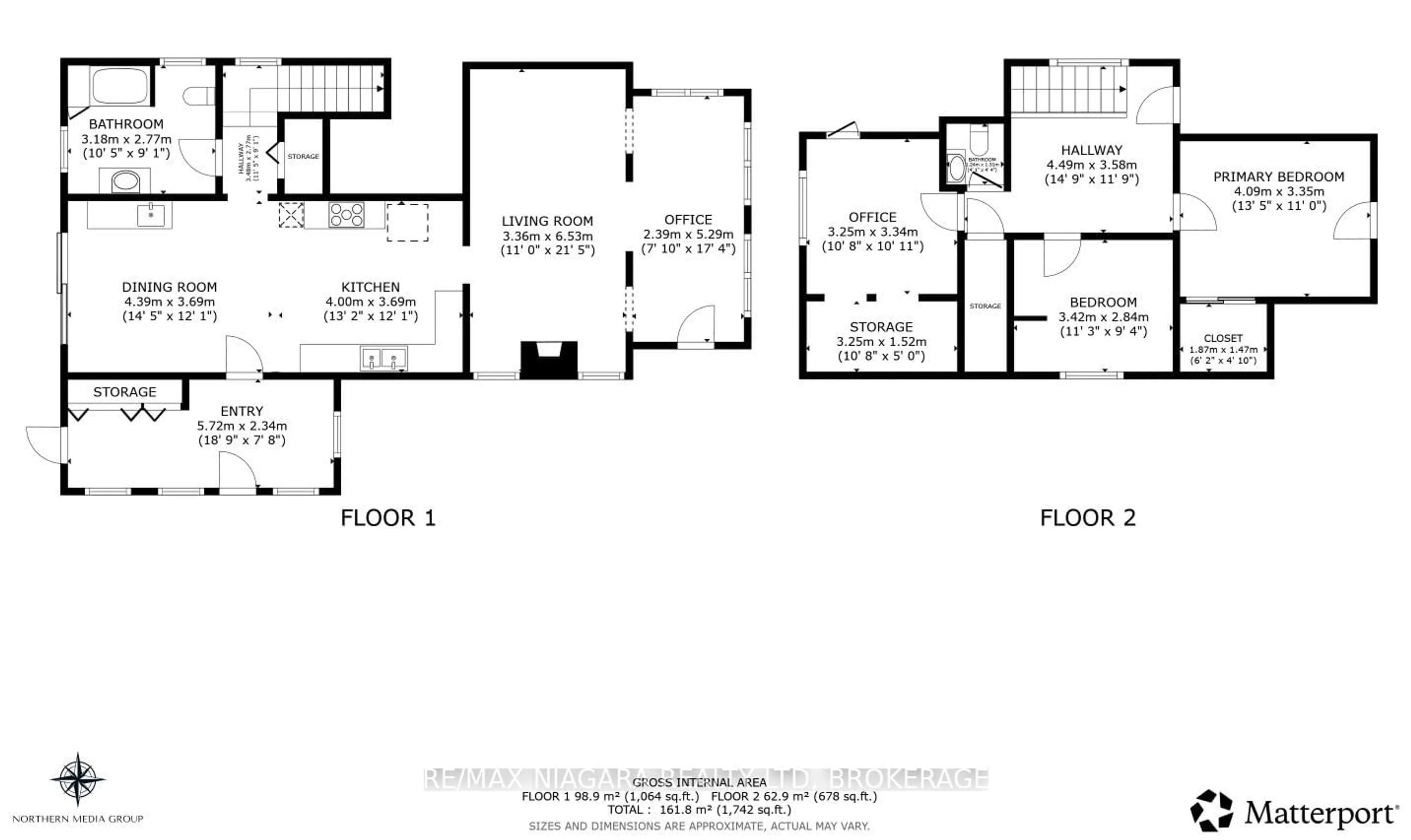 Floor plan for 351 Crescent Rd, Fort Erie Ontario L2A 4P4