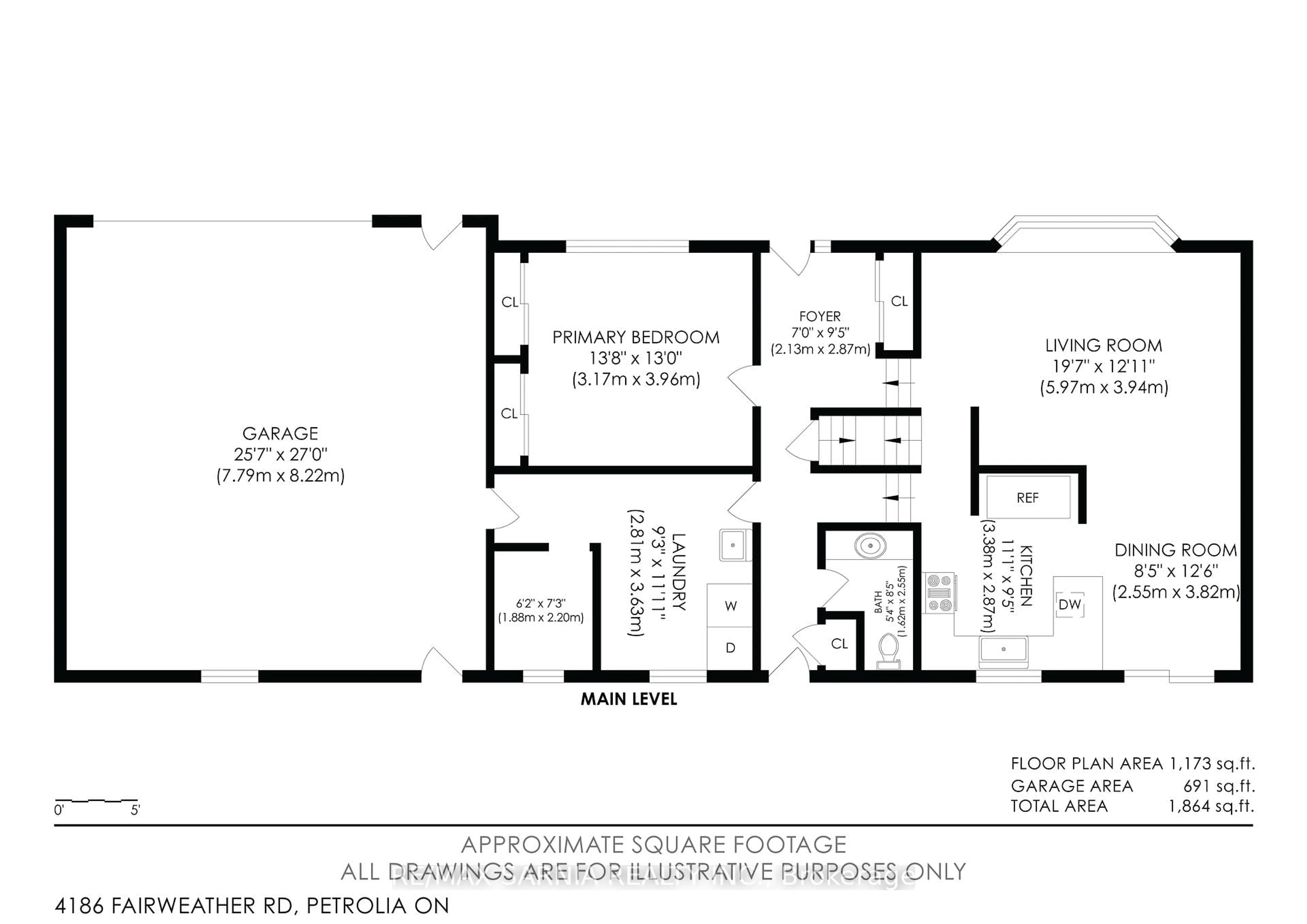 Floor plan for 4186 Fairweather Rd, Enniskillen Ontario N0N 1R0
