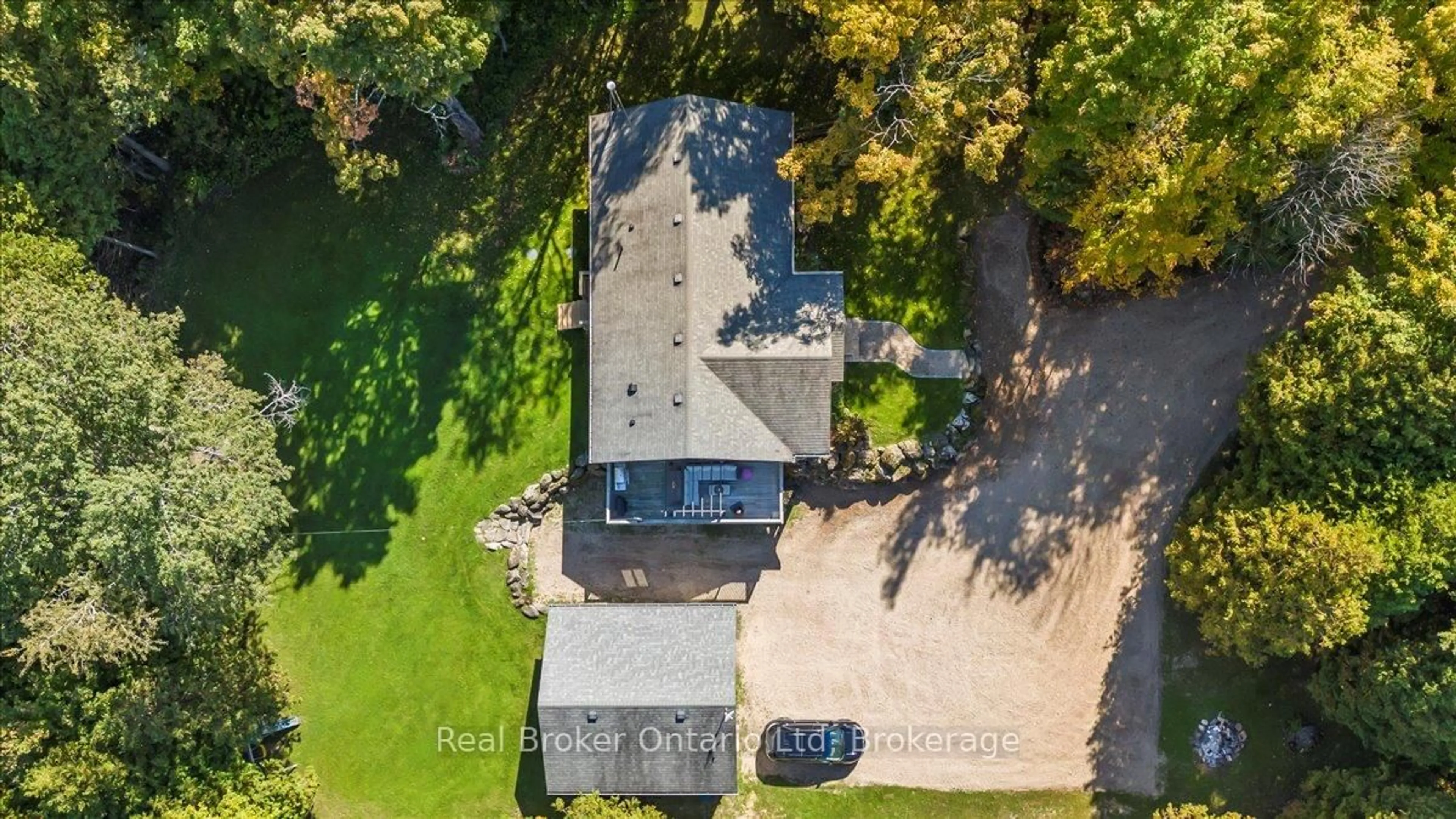 A pic from outside/outdoor area/front of a property/back of a property/a pic from drone, water/lake/river/ocean view for 596321 Concession 10 Concession, Chatsworth Ontario N0H 1R0