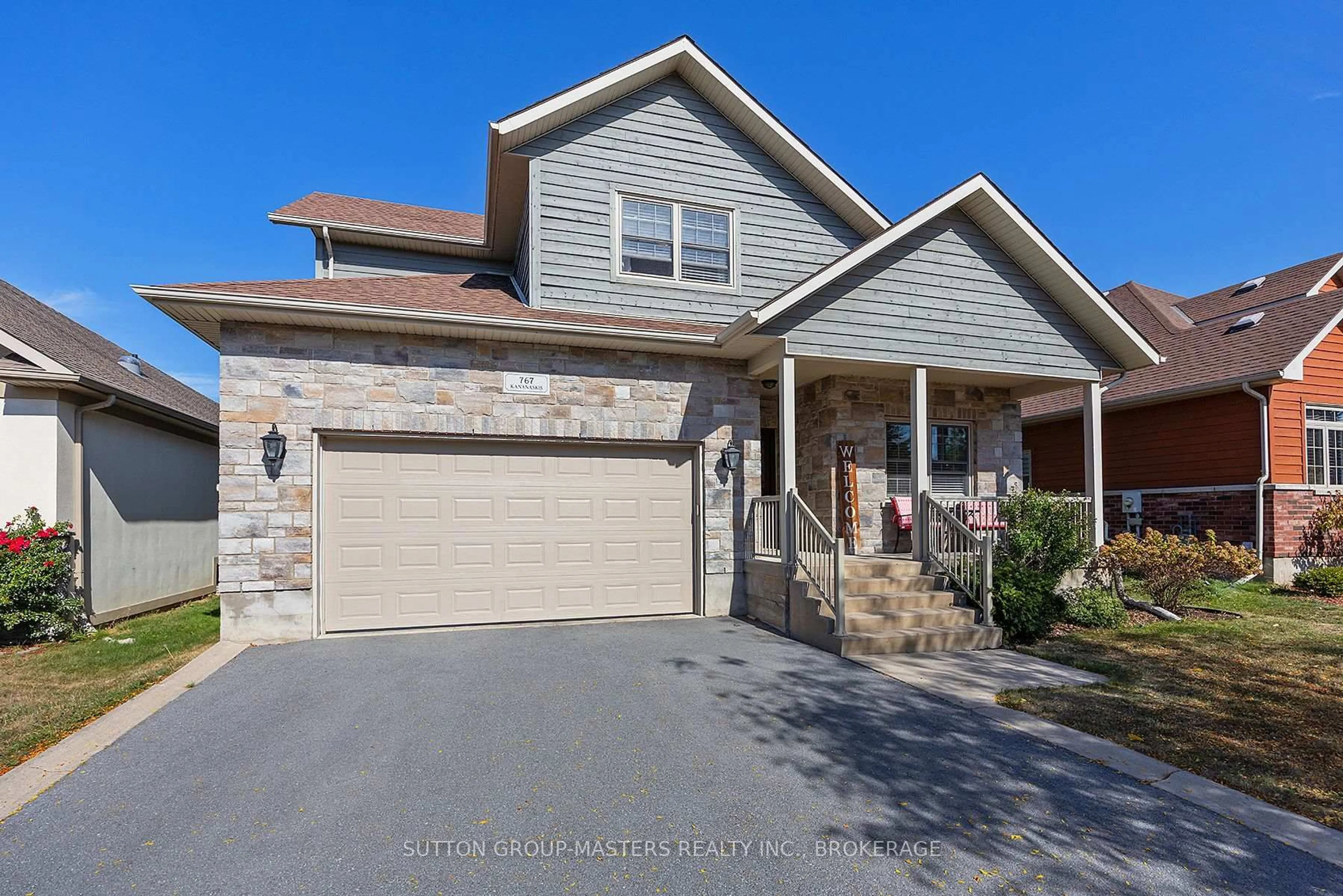 Home with brick exterior material, street for 767 Kananaskis Dr, Kingston Ontario K7P 0A8