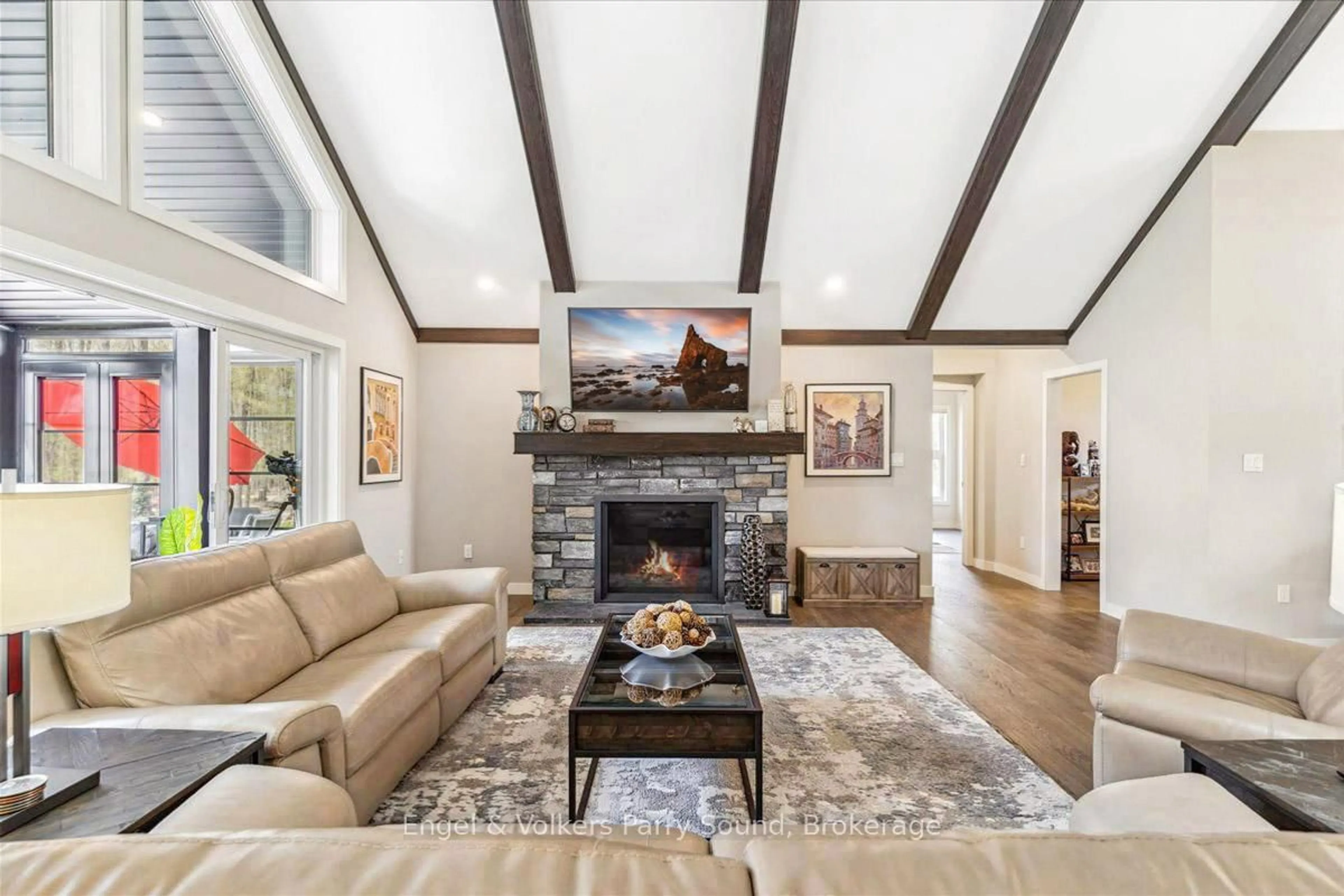 Living room with furniture, unknown for 15 Carling Cove Dr, Carling Ontario P0G 1G0