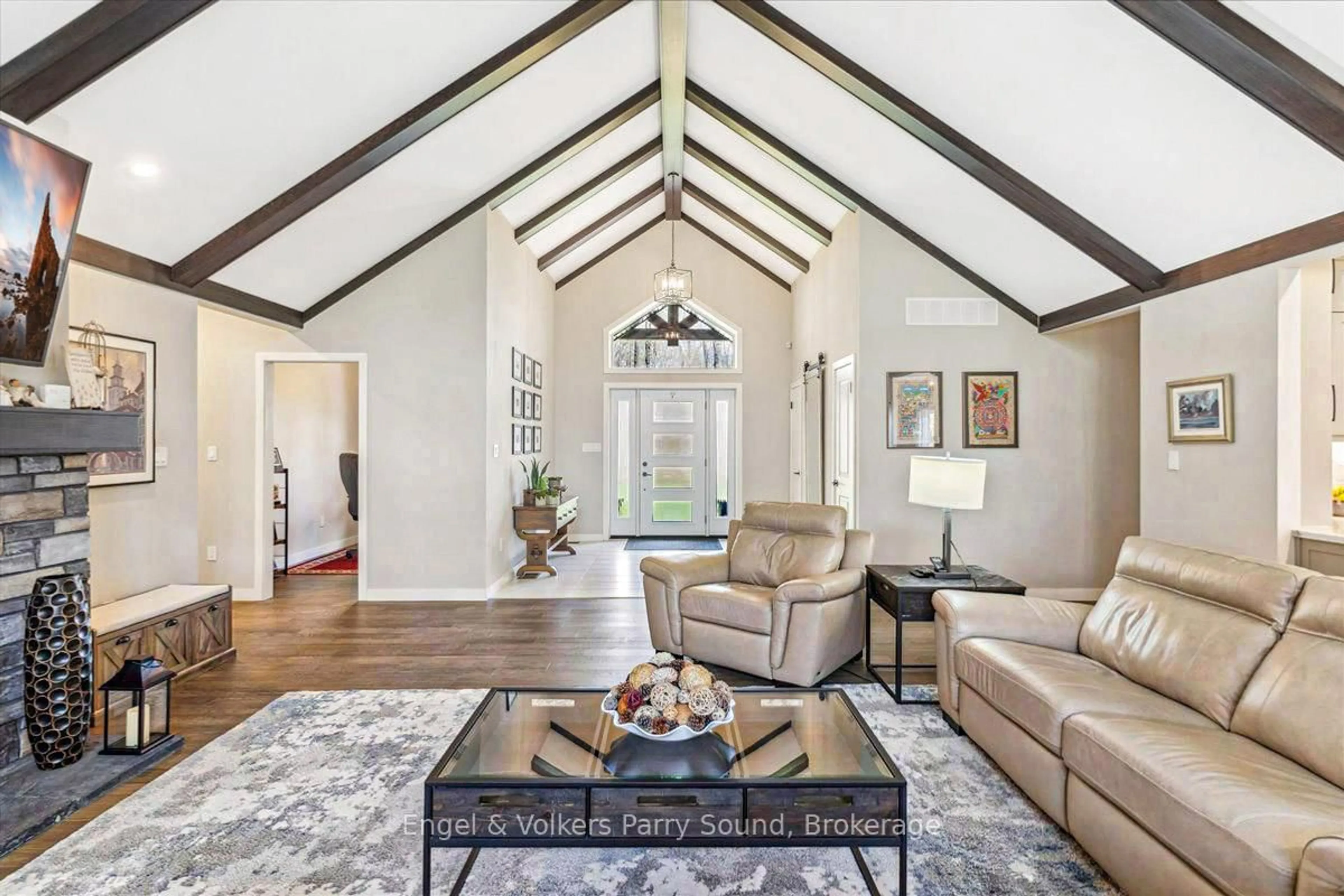 Living room with furniture, unknown for 15 Carling Cove Dr, Carling Ontario P0G 1G0