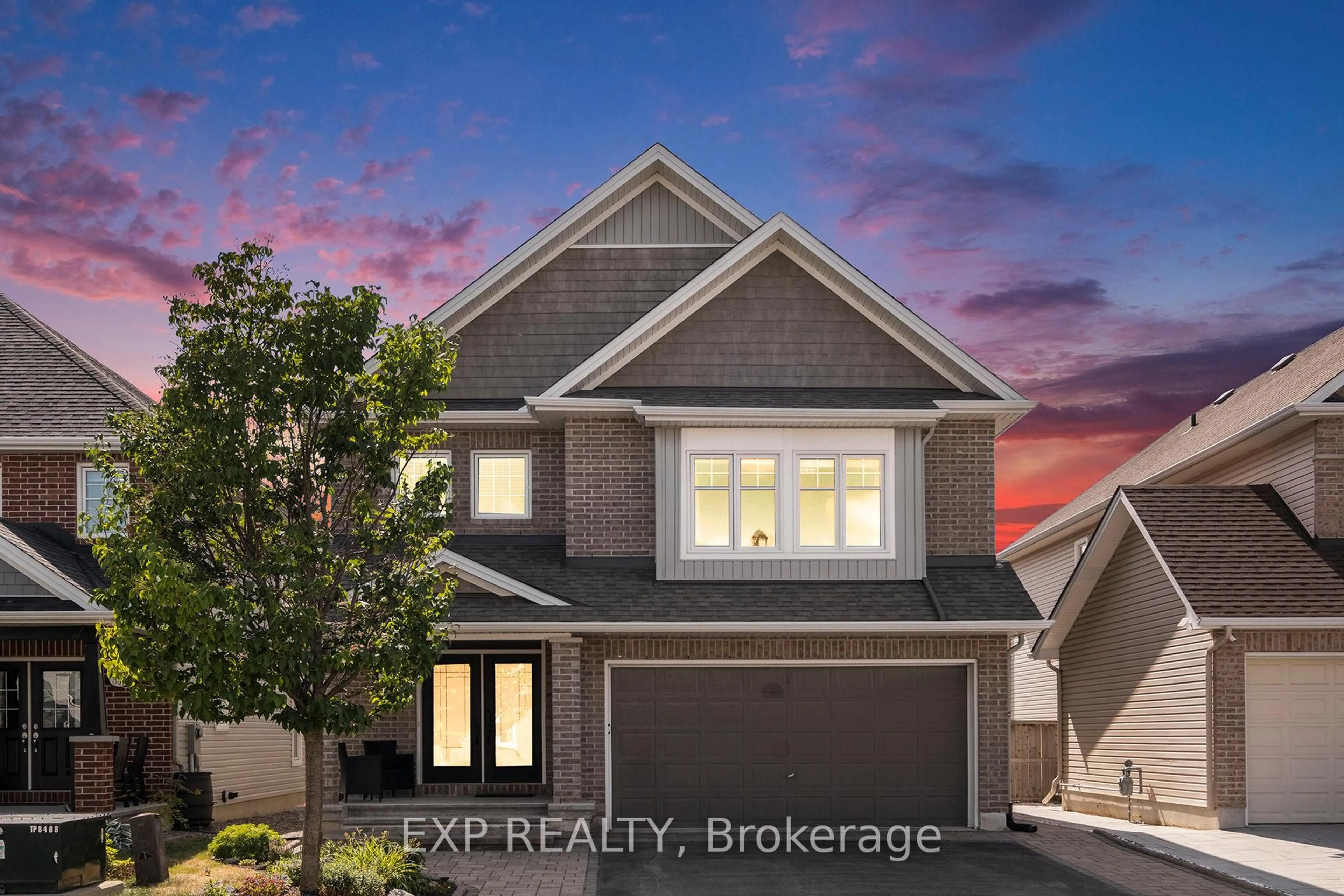 Home with vinyl exterior material, street for 336 Towhee Pl, Ottawa Ontario K2J 5V3