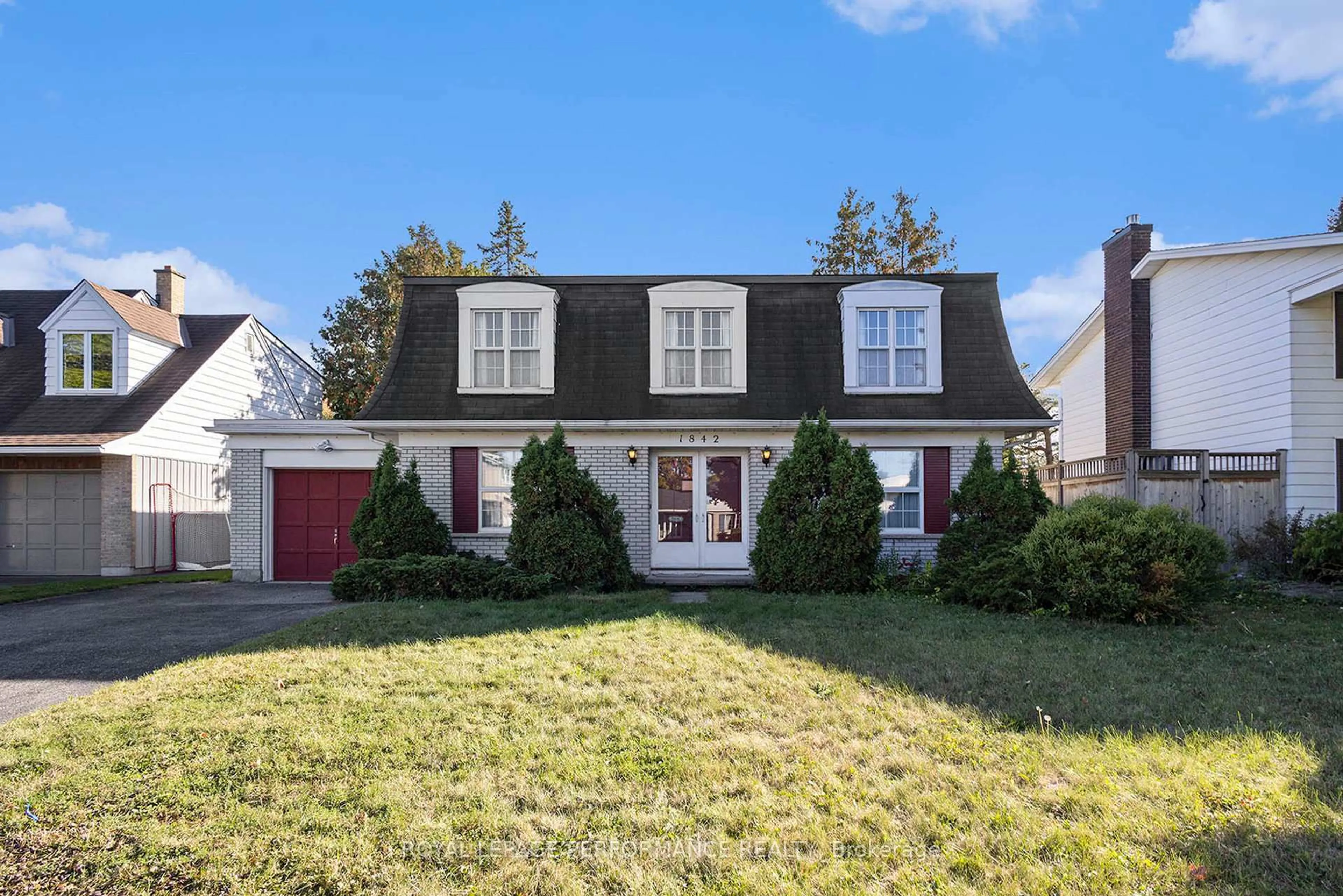 Home with vinyl exterior material, street for 1842 Playfair Dr, Ottawa Ontario K1H 5S1