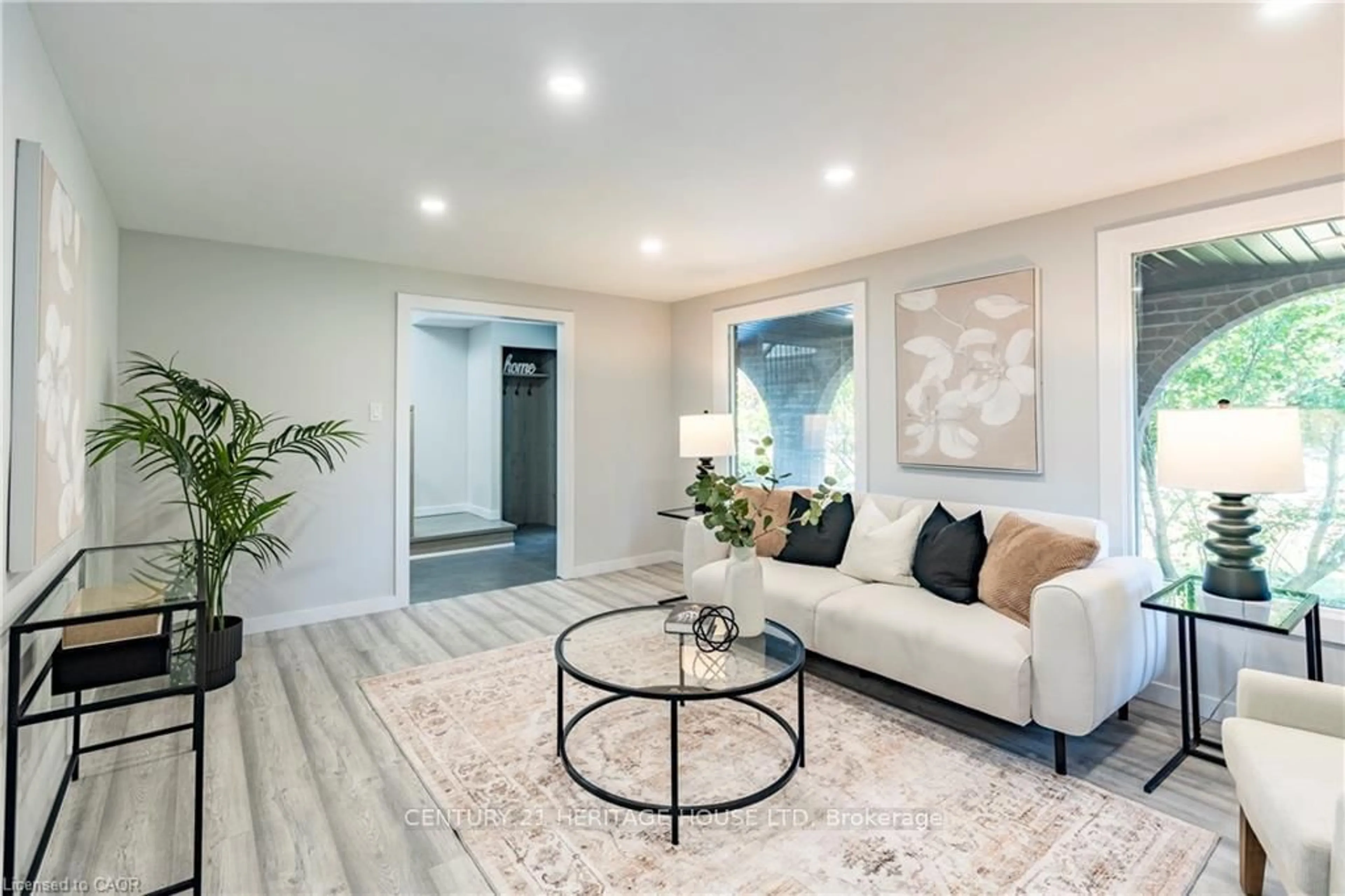 Living room with furniture, unknown for 20 Roseneath Cres, Kitchener Ontario N2E 1V9