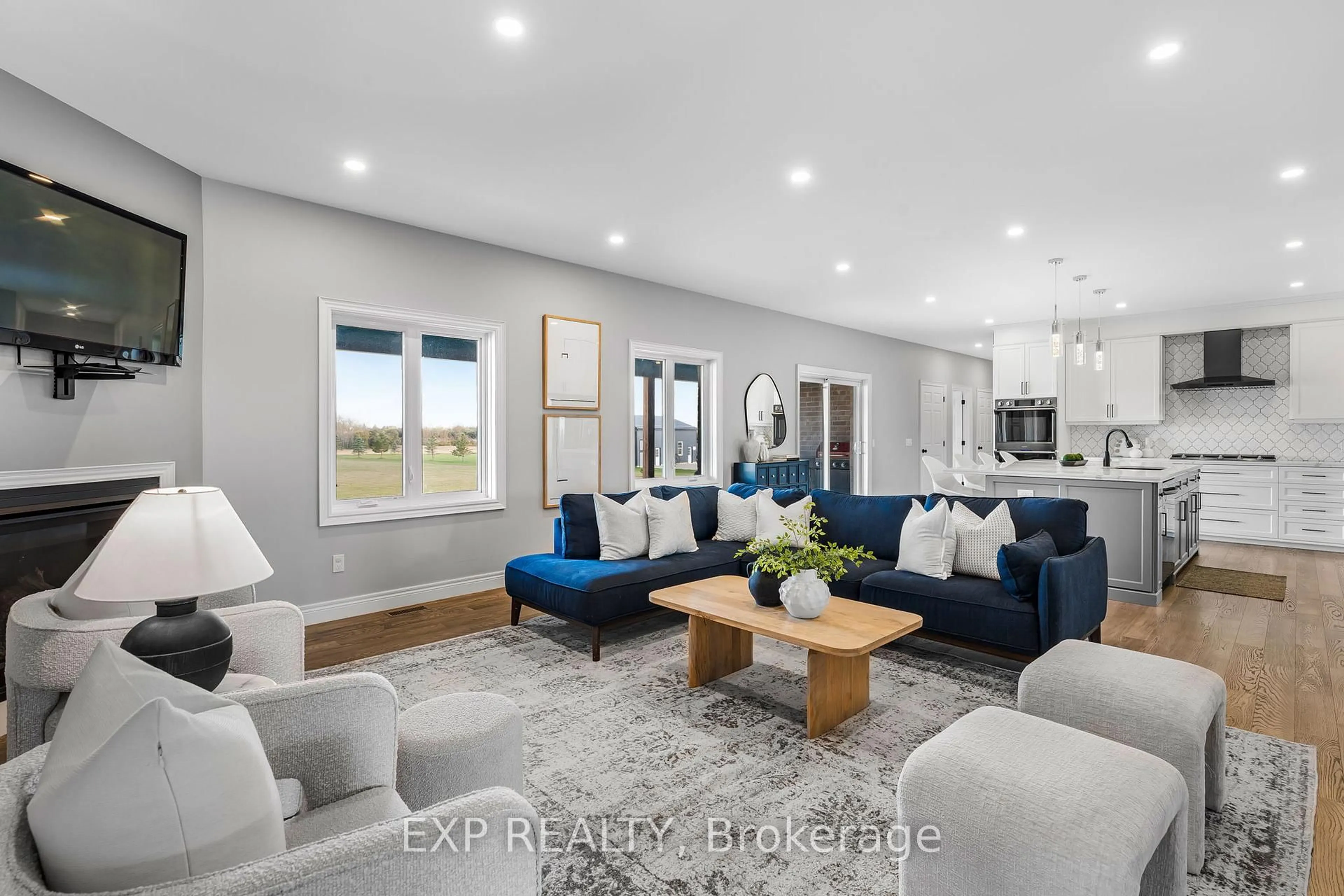 Living room with furniture, unknown for 373373 6th Line, Amaranth Ontario L9W 0M4