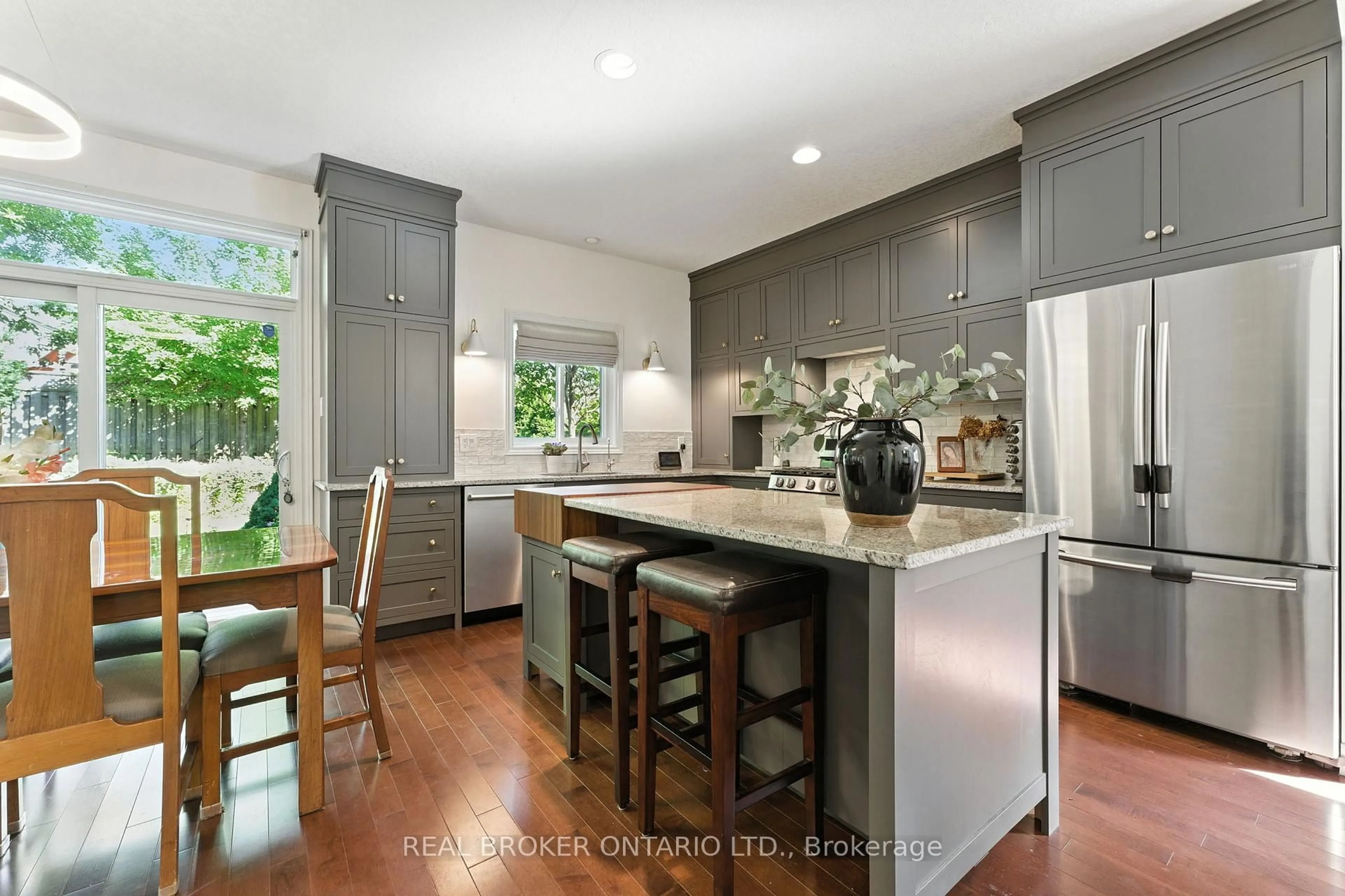 Contemporary kitchen, ceramic/tile floor for 506 Eastbridge Blvd, Waterloo Ontario N2K 3Z8