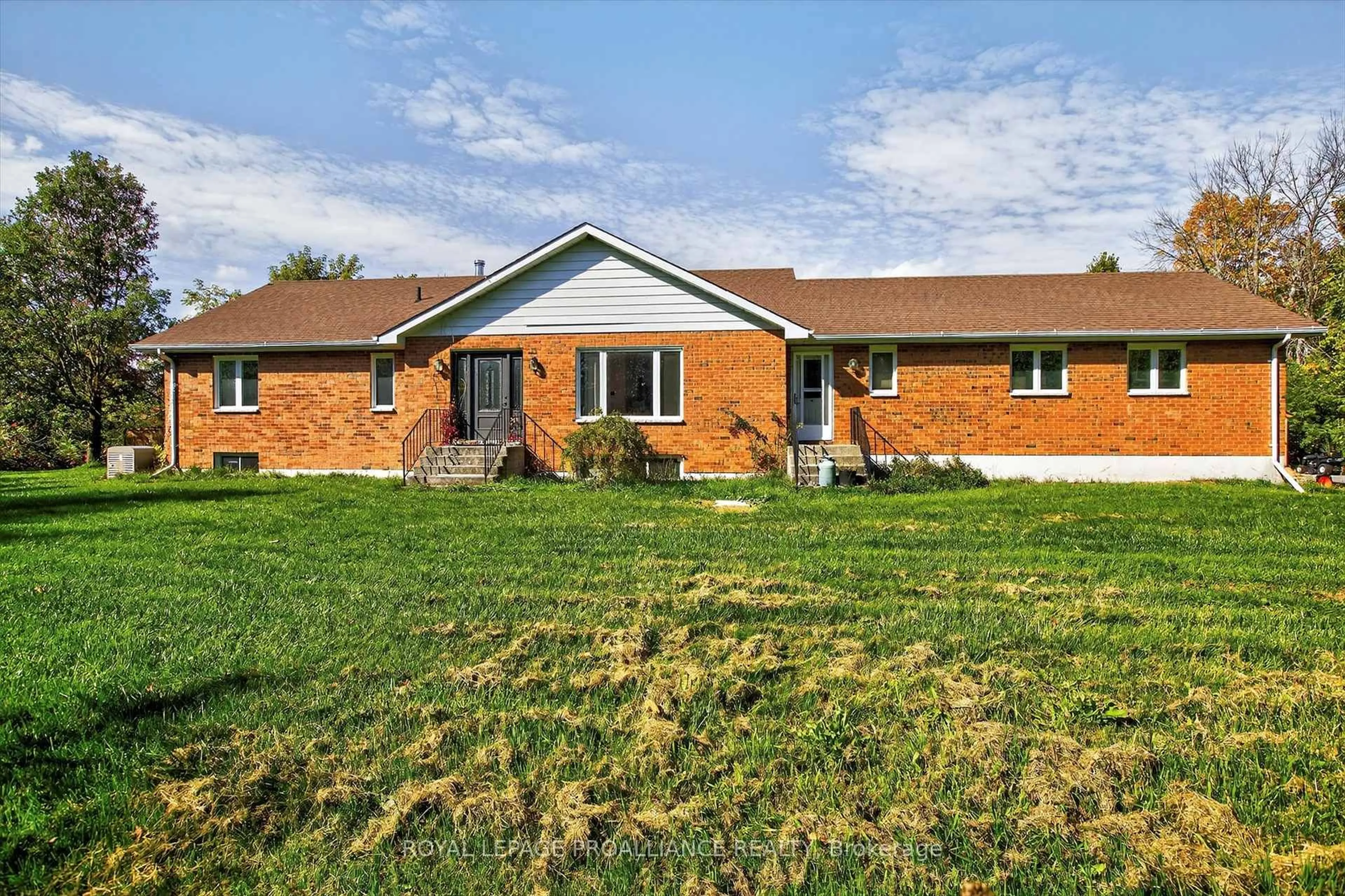 Home with brick exterior material, street for 1592 12th Line Smith, Selwyn Ontario K0L 2H0