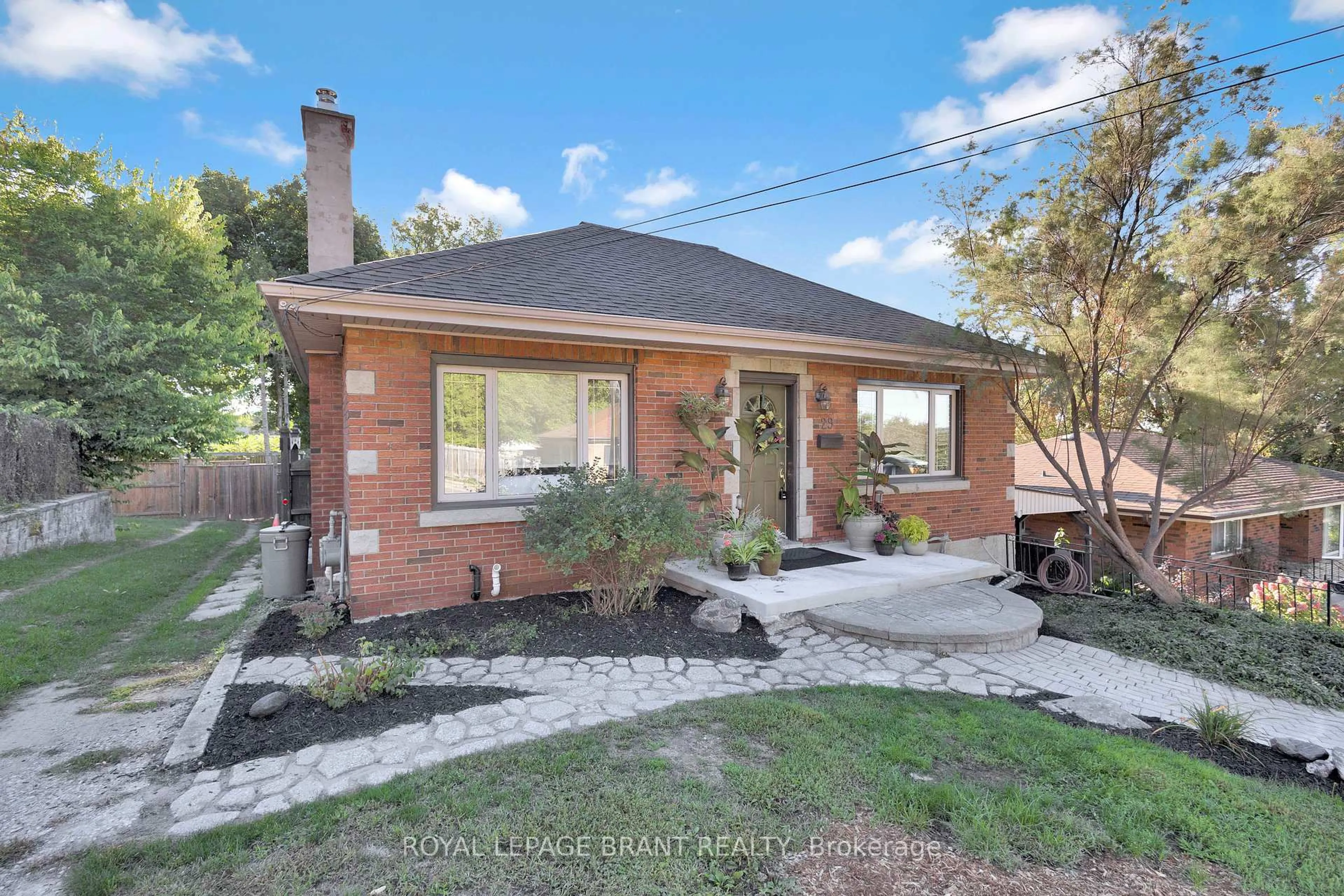 Home with brick exterior material, street for 29 Main St, Brantford Ontario N3R 3X5