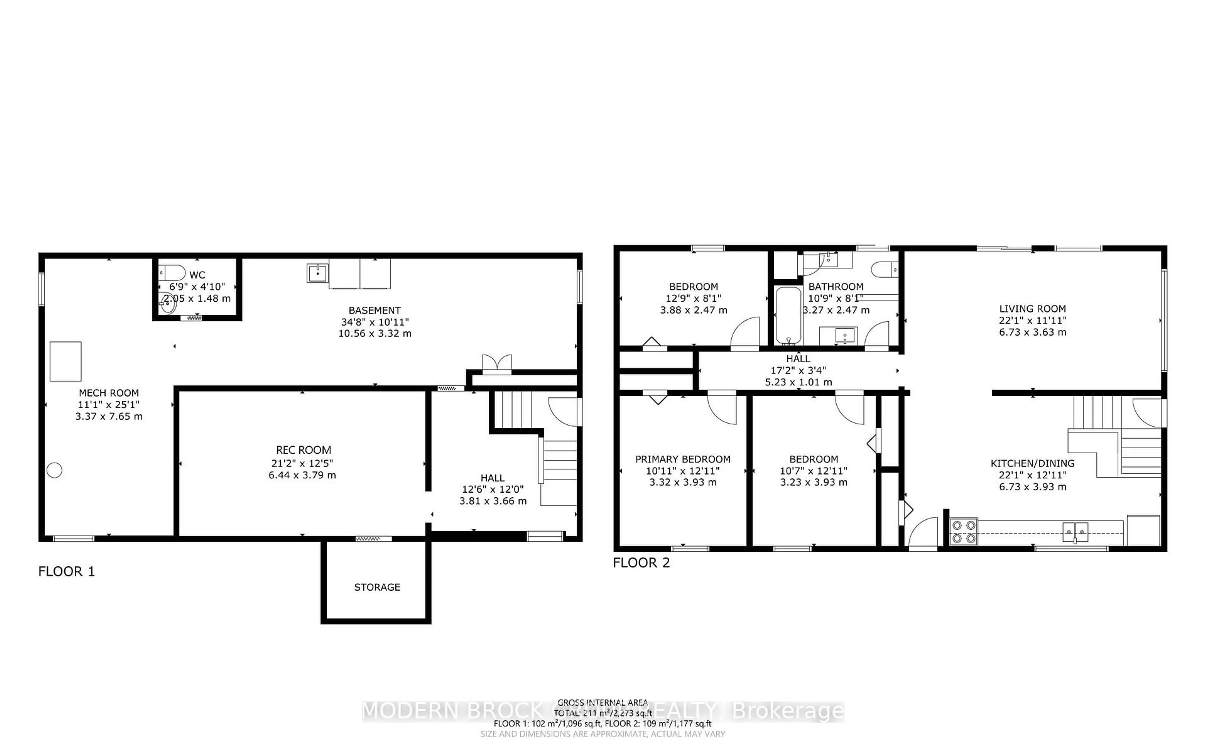 Floor plan for 27 Sarah St, Augusta Ontario K0E 1P0