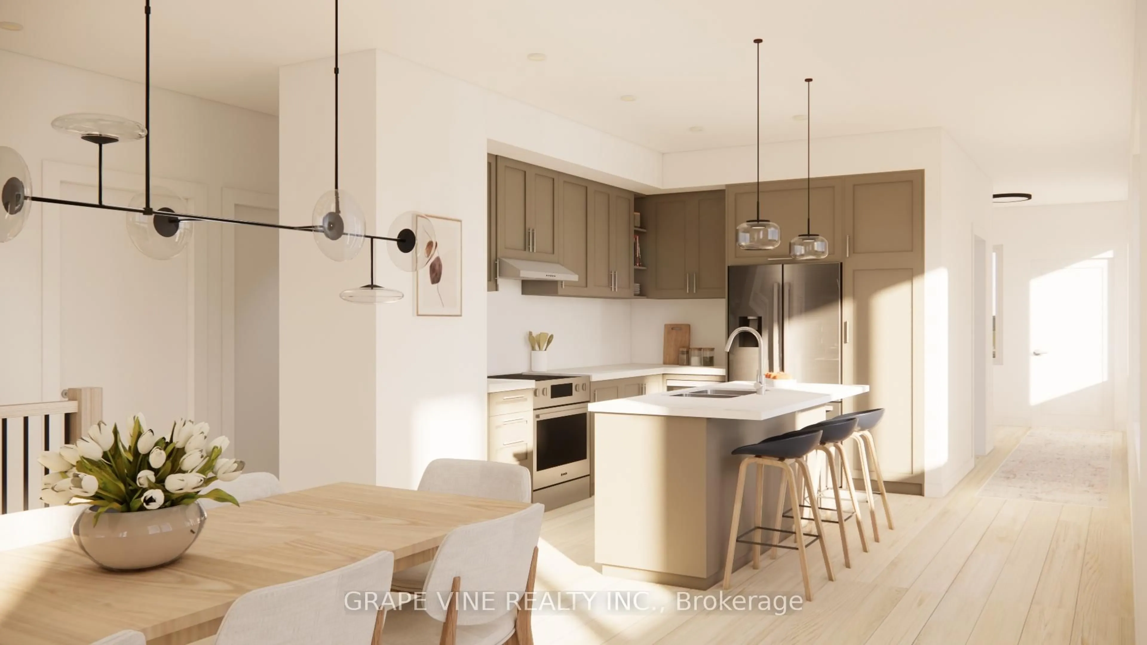 Open concept kitchen, unknown for 131 Royal Gala Dr, Brighton Ontario K0K 1H0