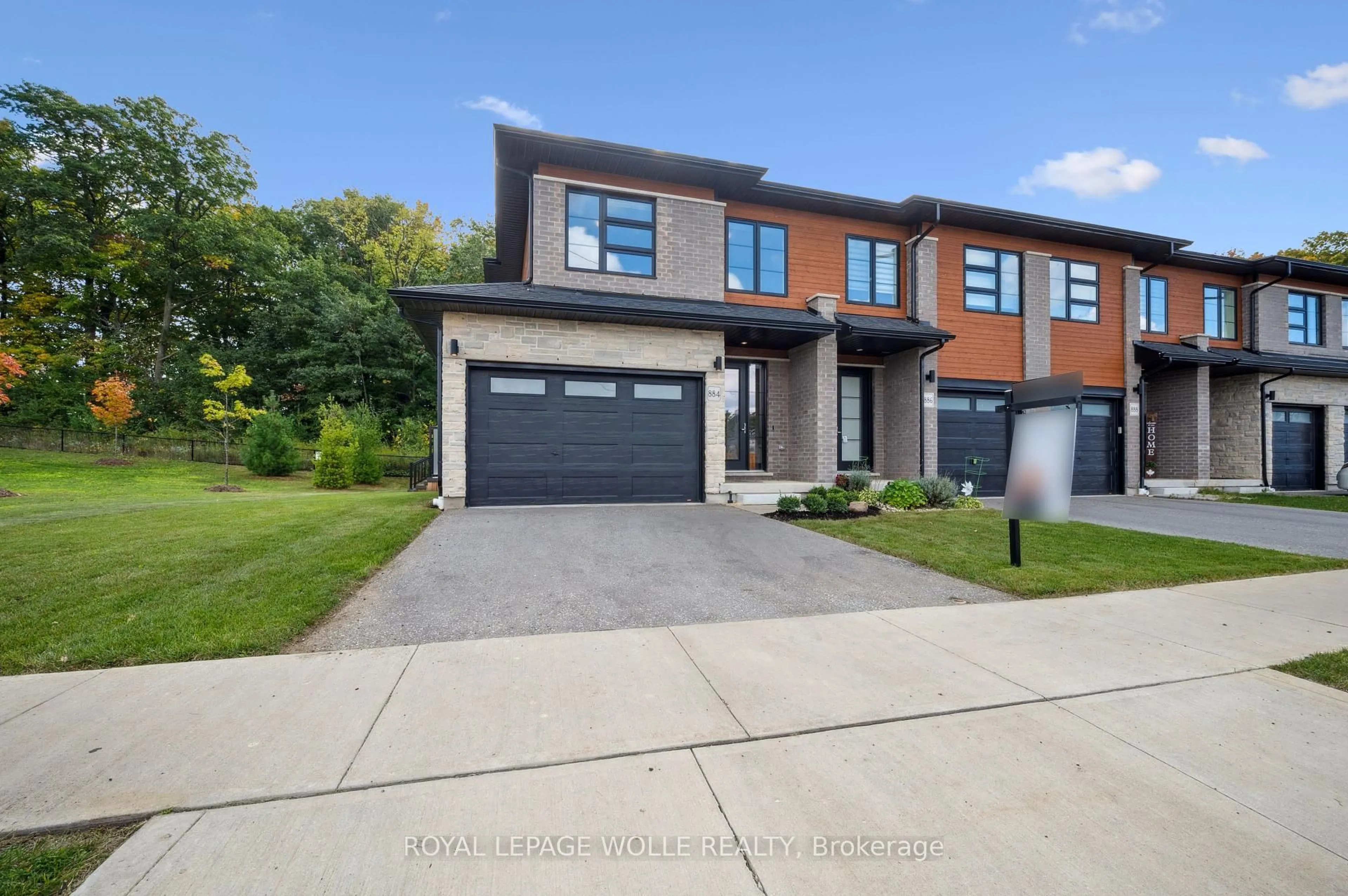 Home with brick exterior material, street for 884 Robert Ferrie Dr, Kitchener Ontario N2R 0P2