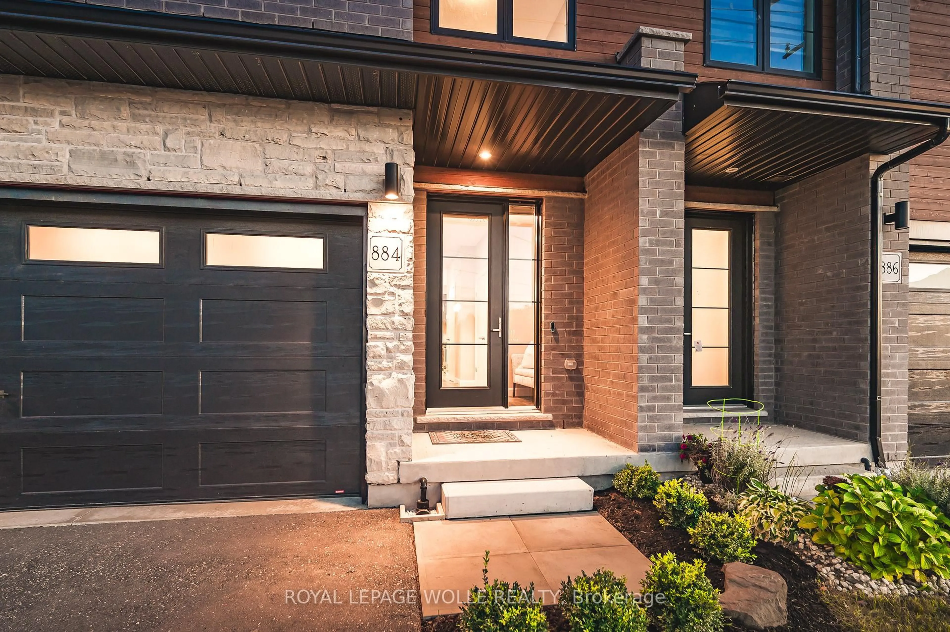 Home with brick exterior material, street for 884 Robert Ferrie Dr, Kitchener Ontario N2R 0P2