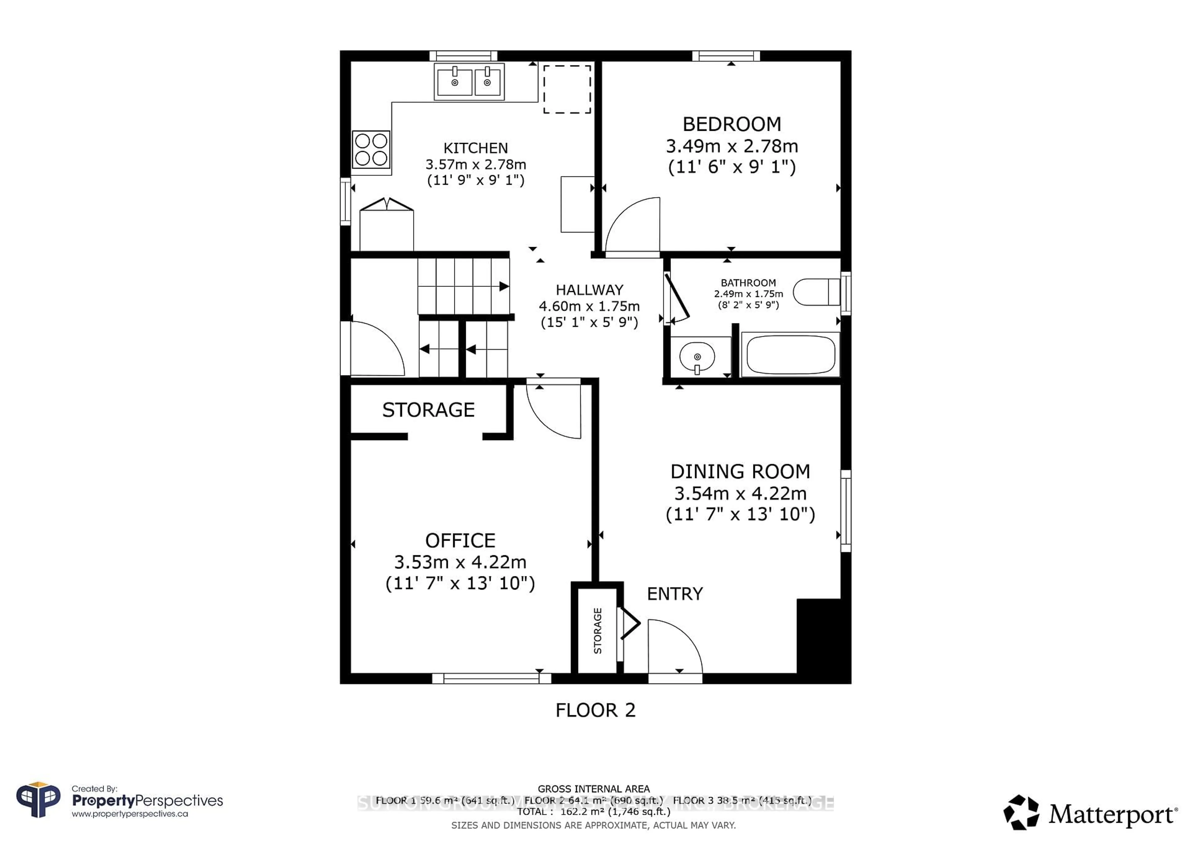 Floor plan for 720 Brock St, Kingston Ontario K7L 1W2