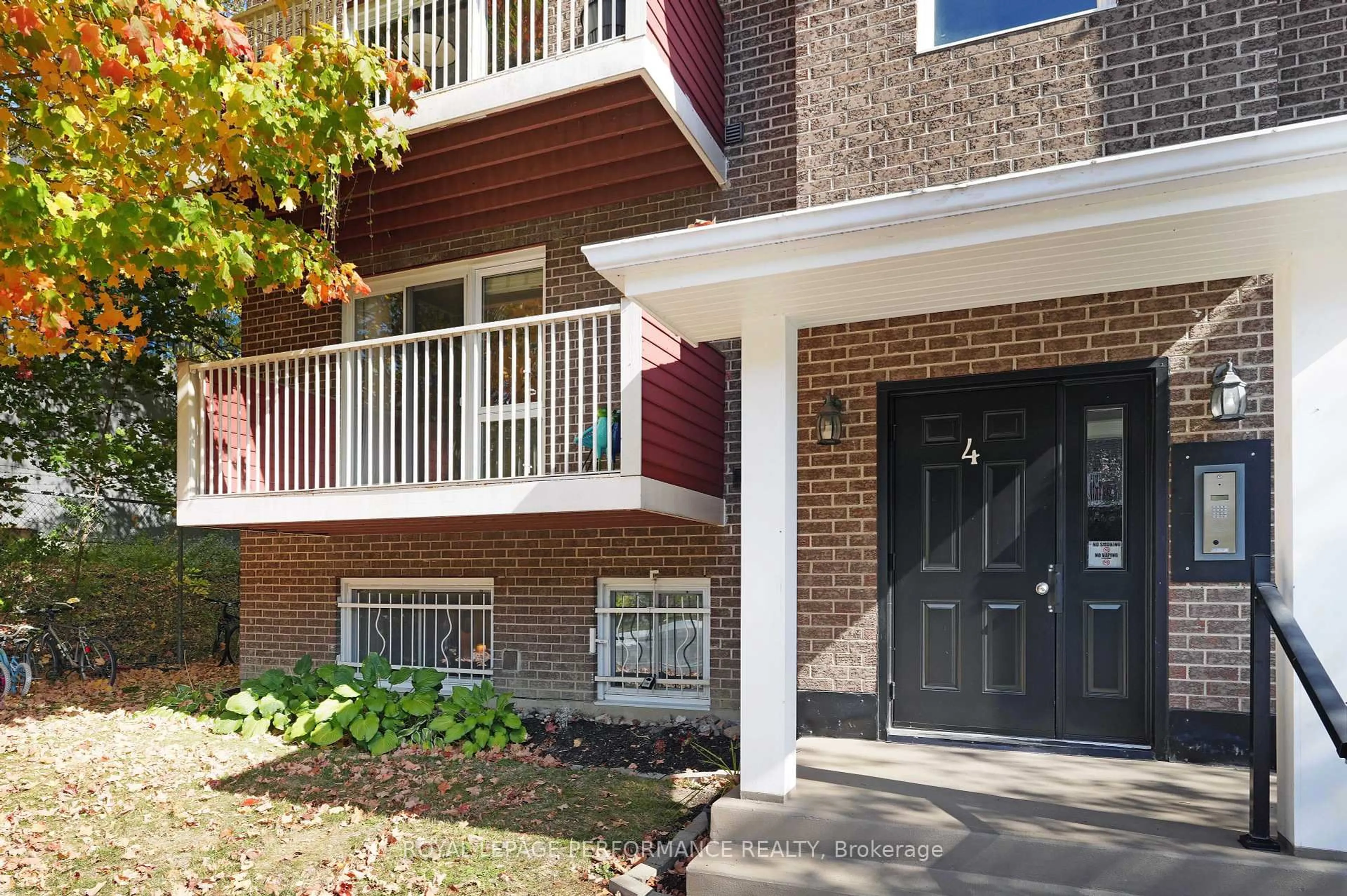 Home with brick exterior material, street for 1589 St Bernard St #402, Ottawa Ontario K1T 3H8