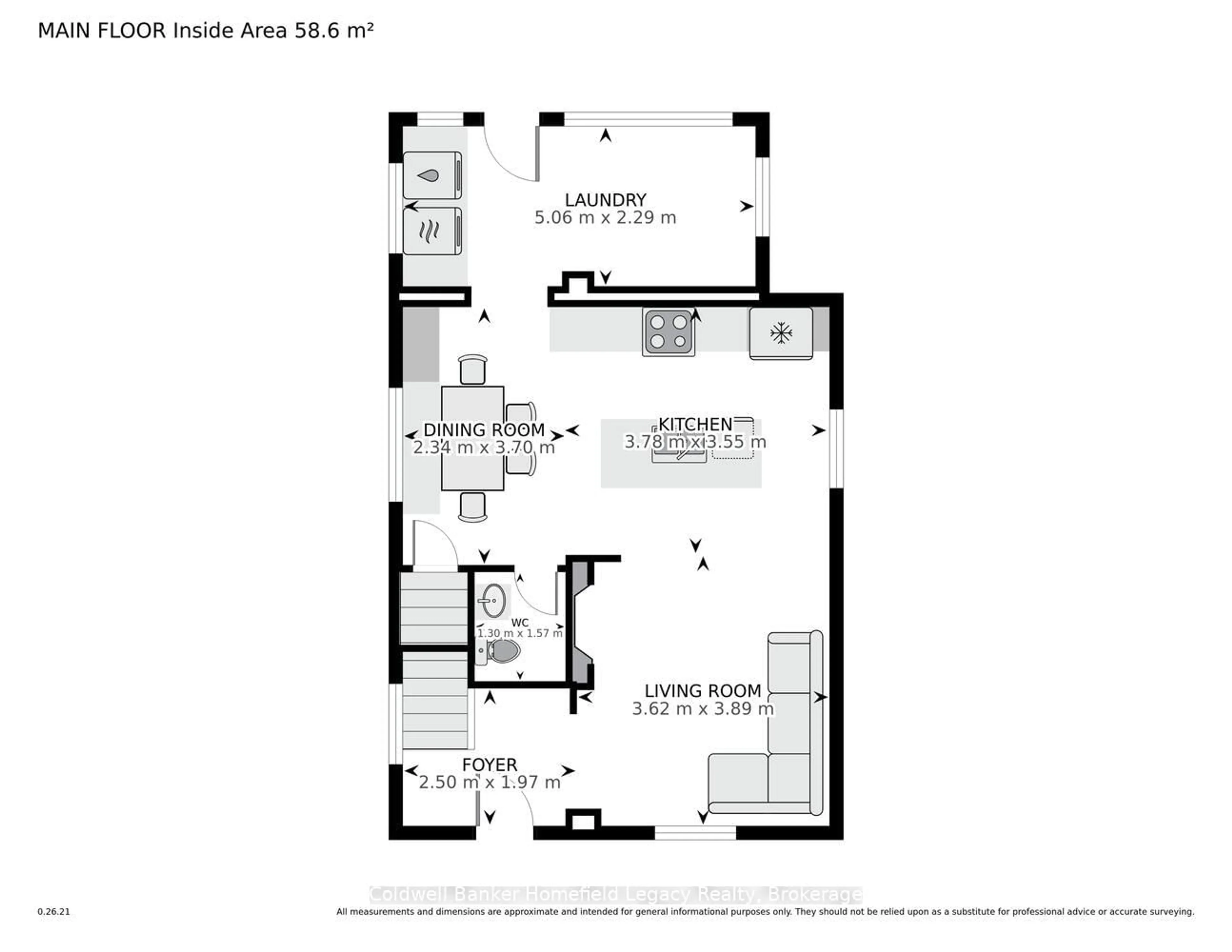 Floor plan for 95 MCNAB St, Stratford Ontario N5A 1Z3
