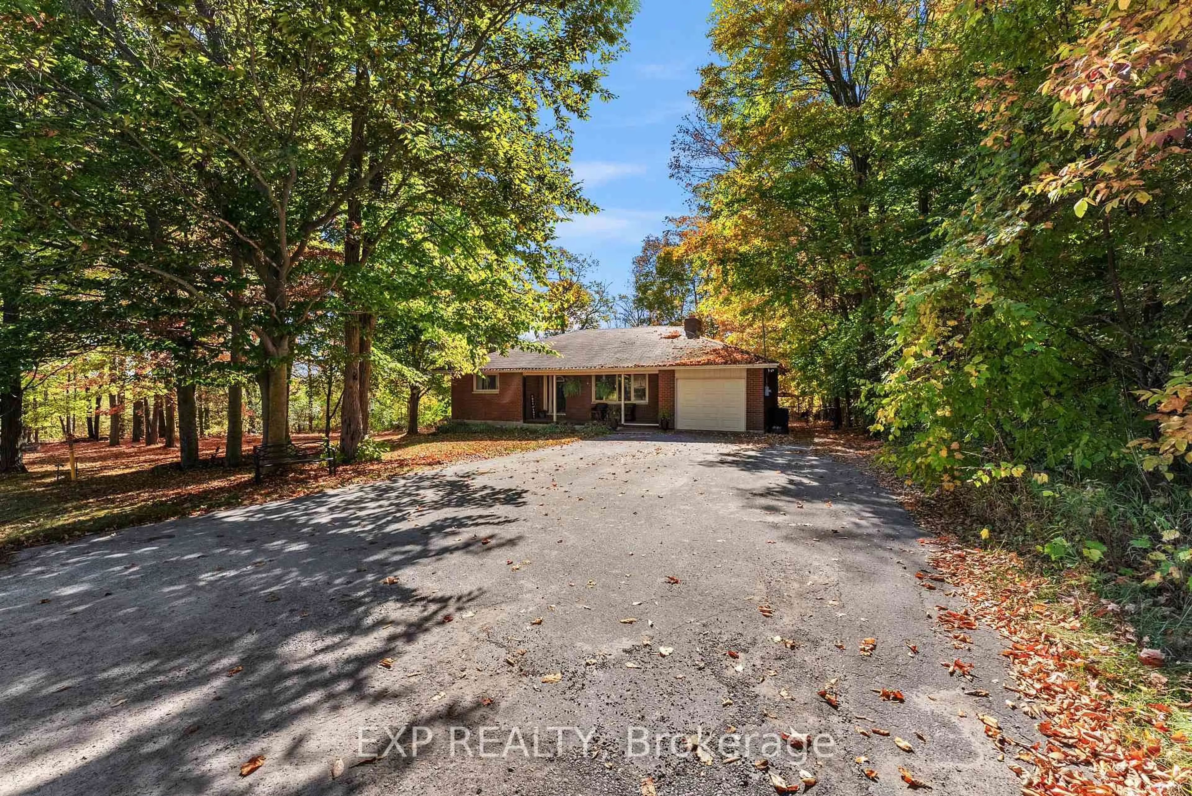 A pic from outside/outdoor area/front of a property/back of a property/a pic from drone, water/lake/river/ocean view for 110 Meyers Creek Rd, Quinte West Ontario K8V 5P5