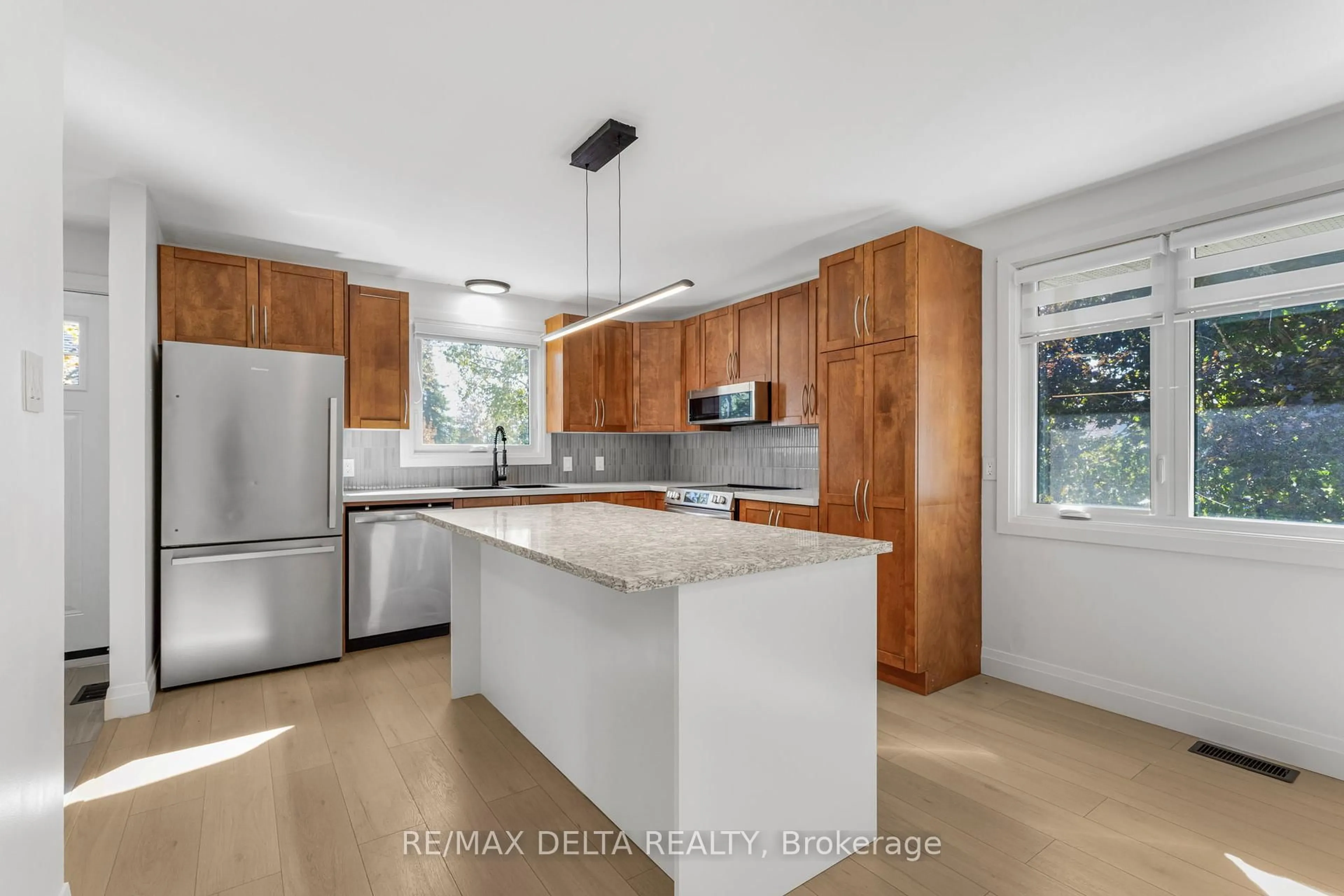 Open concept kitchen, ceramic/tile floor for 116 Guy St, The Nation Ontario K0C 2B0