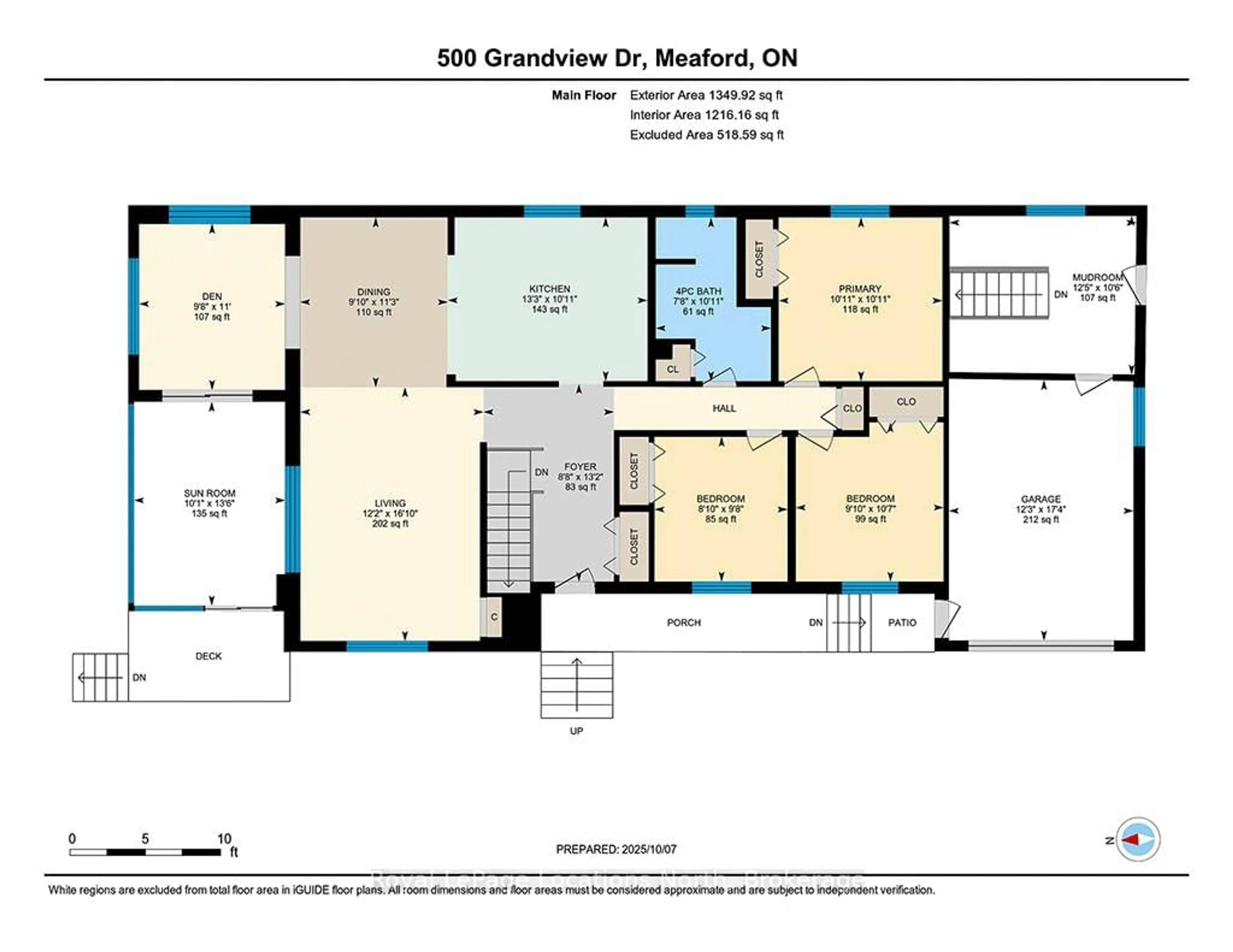 Floor plan for 500 Grandview Dr, Meaford Ontario N4L 1K1