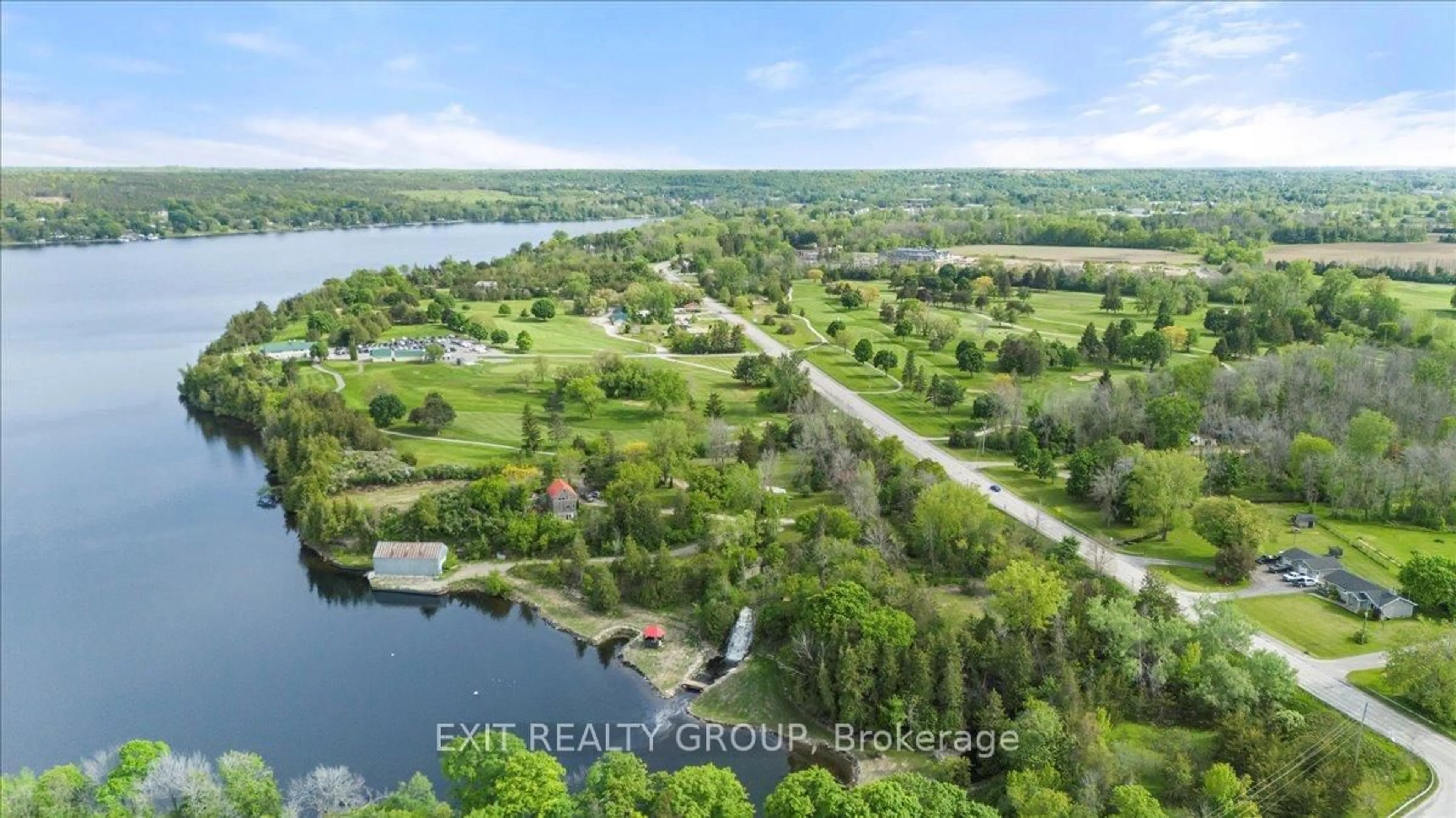 A pic from outside/outdoor area/front of a property/back of a property/a pic from drone, water/lake/river/ocean view for 782 County Rd 49, Prince Edward County Ontario K0K 2T0