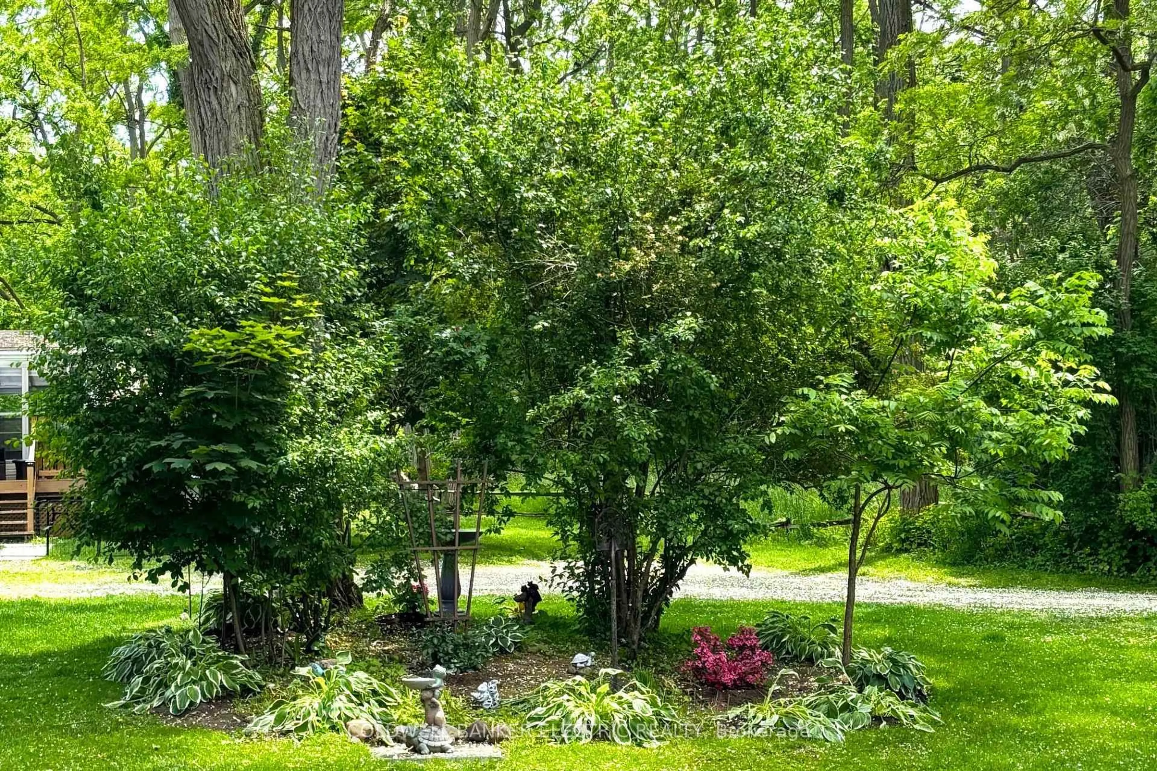 Patio, forest/trees view for 5139 Halstead Beach Rd #485B, Hamilton Township Ontario K0L 1E0