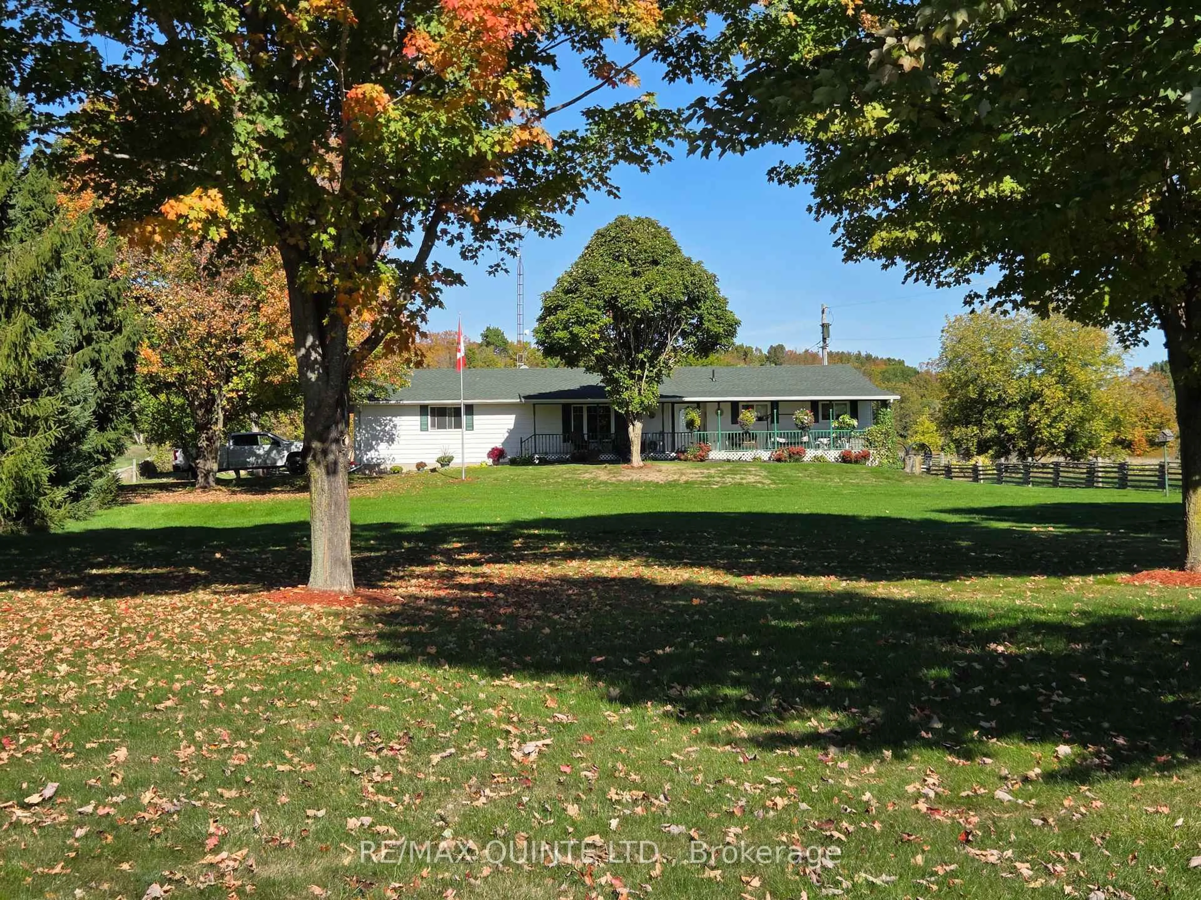 A pic from outside/outdoor area/front of a property/back of a property/a pic from drone, unknown for 551 Marlbank Rd, Tweed Ontario K0K 3J0
